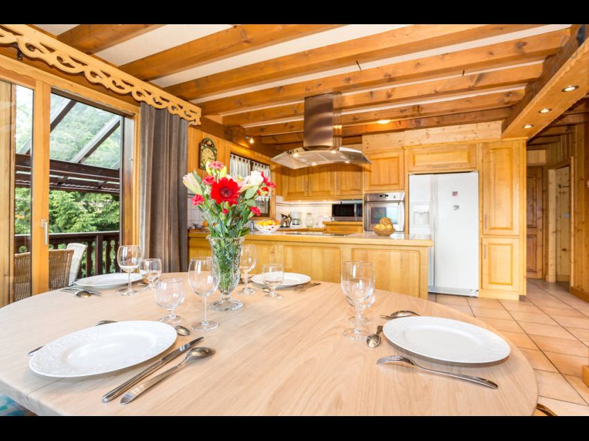 Chalet de luxe vue panoramique sur le Mont Blanc