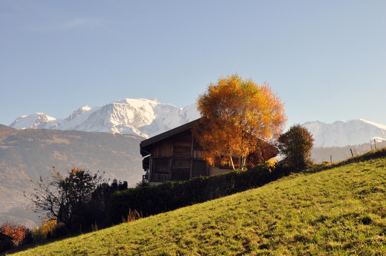 Chalet du Mont-Blanc 4****4ch-3sdb et Sauna panoramique