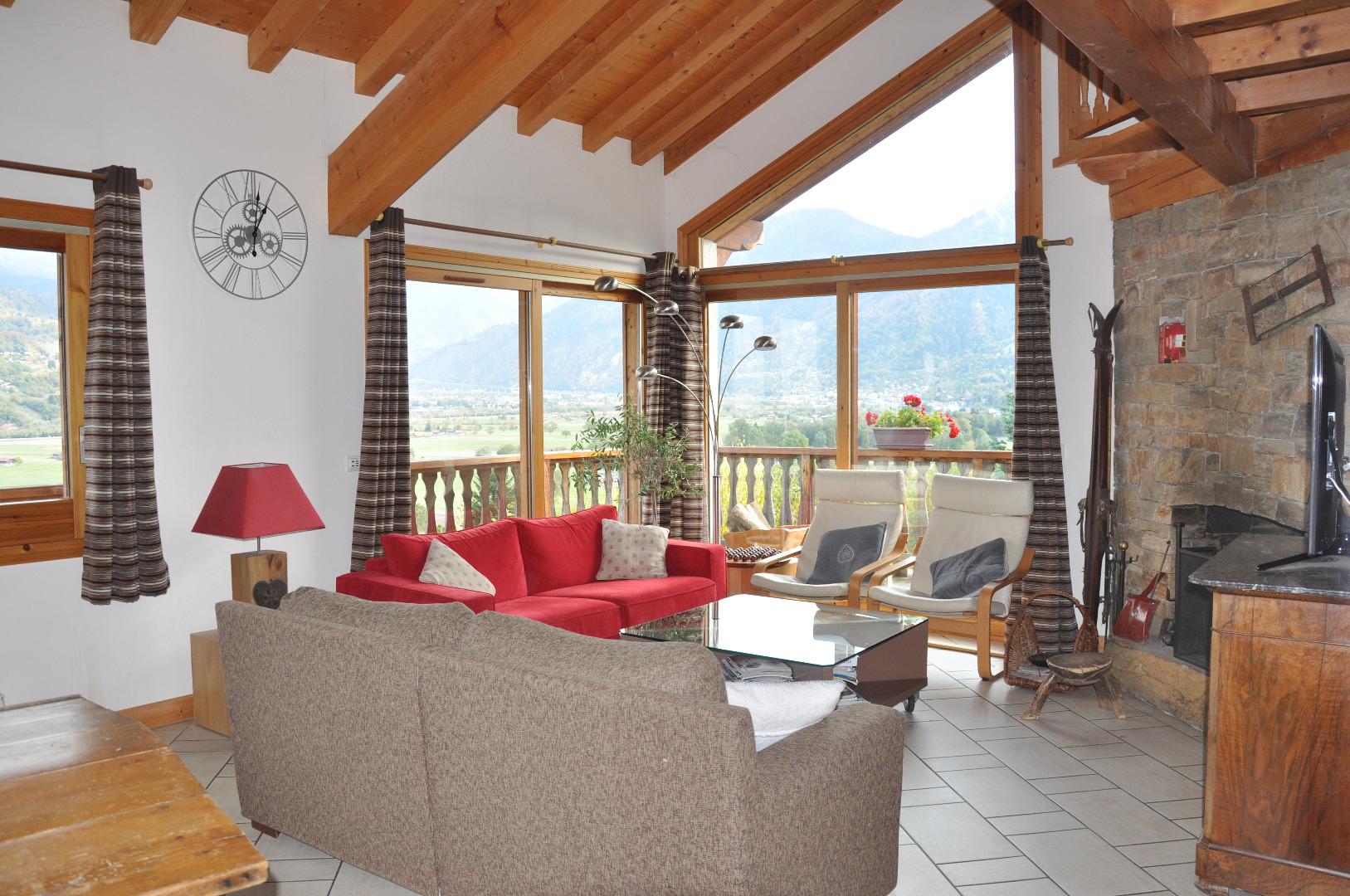 Chalet du Mont-Blanc 4****4ch-3sdb et Sauna panoramique