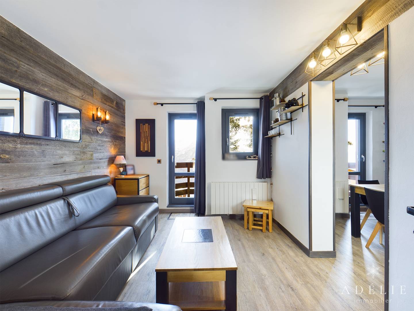 Belle rénovation au pieds des pistes pour 5 personnes