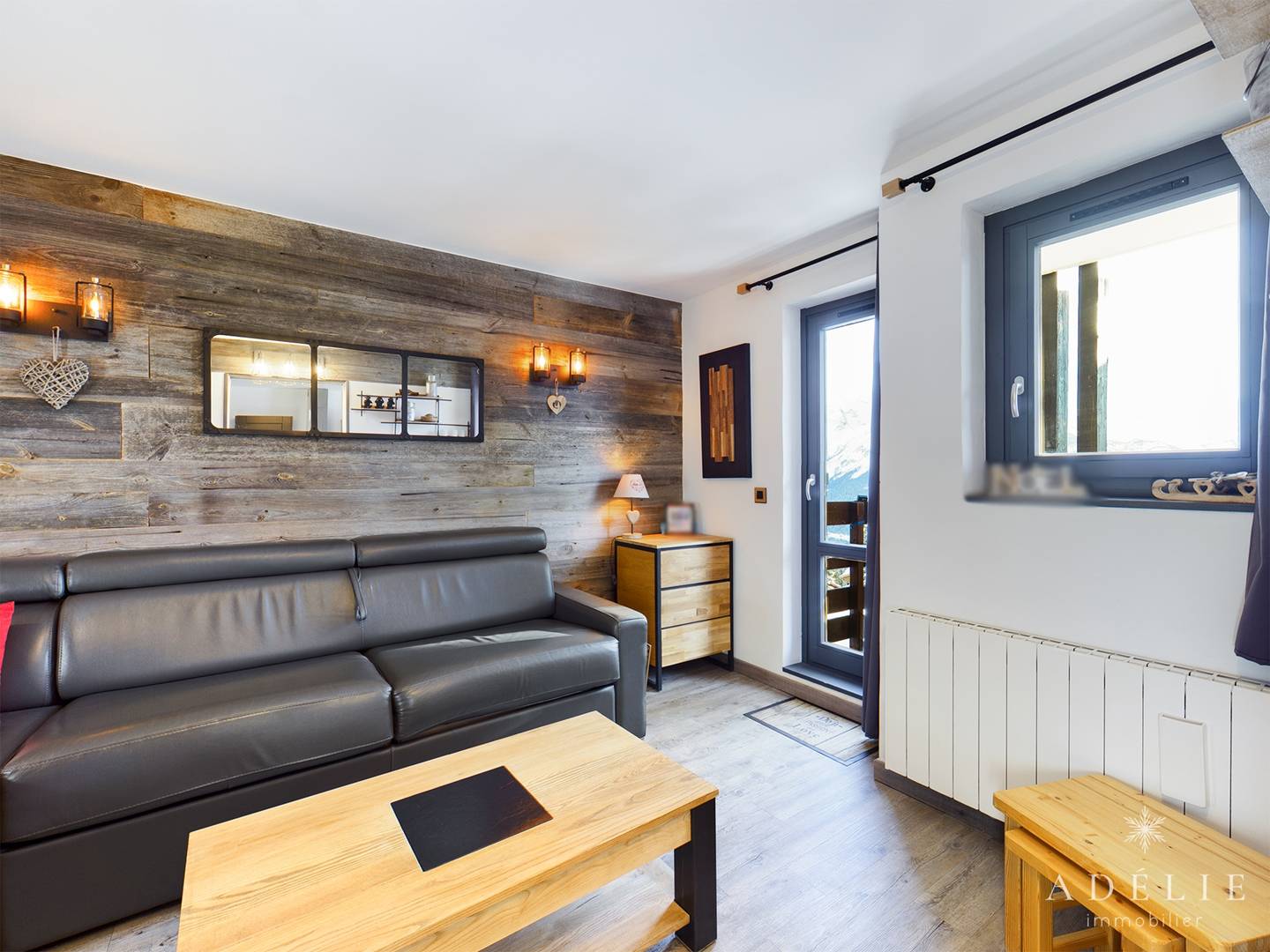 Belle rénovation au pieds des pistes pour 5 personnes