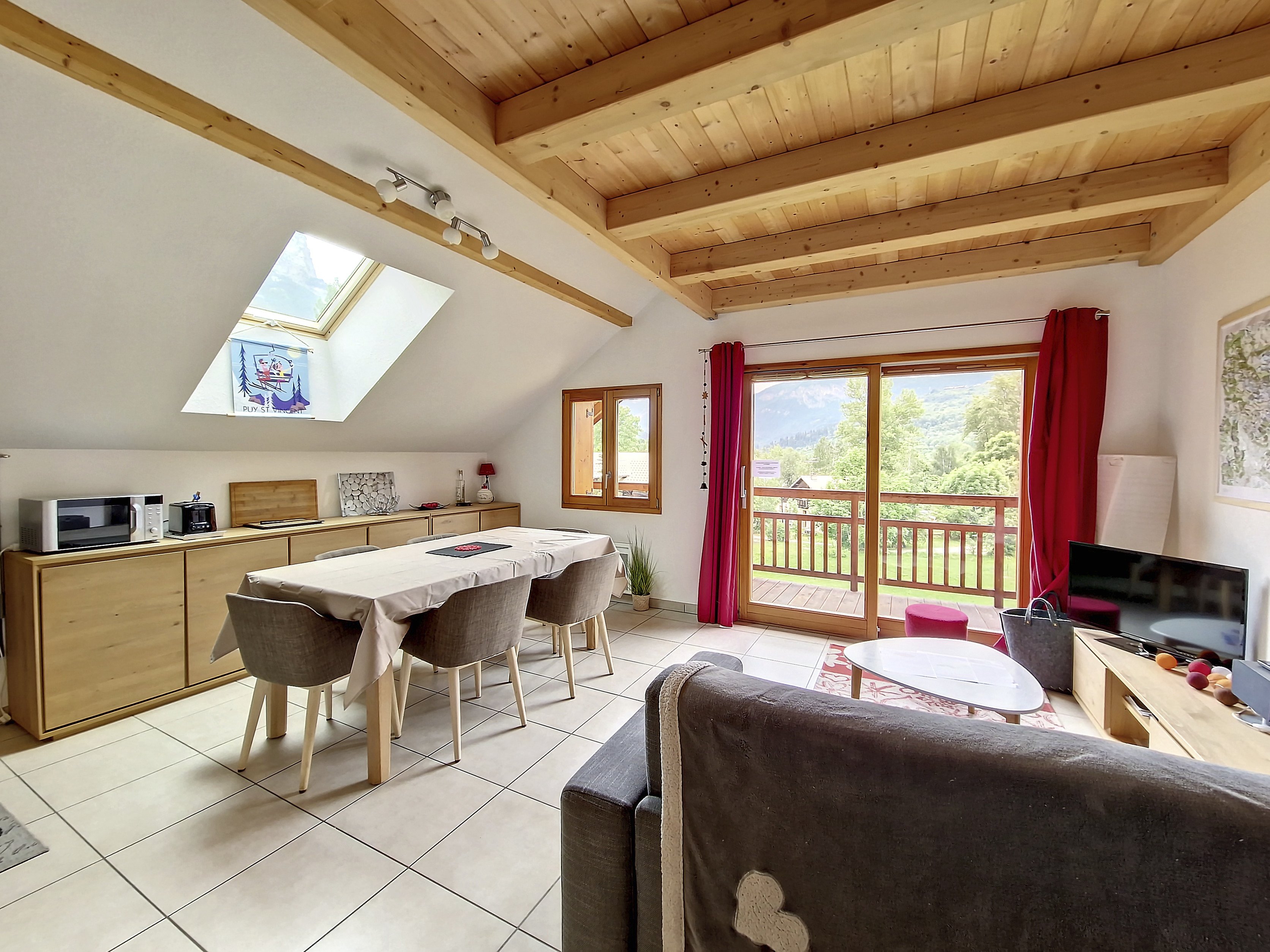 APPA CHAMBONNETTE B22 - Vallouise : grand appartement lumineux en duplex