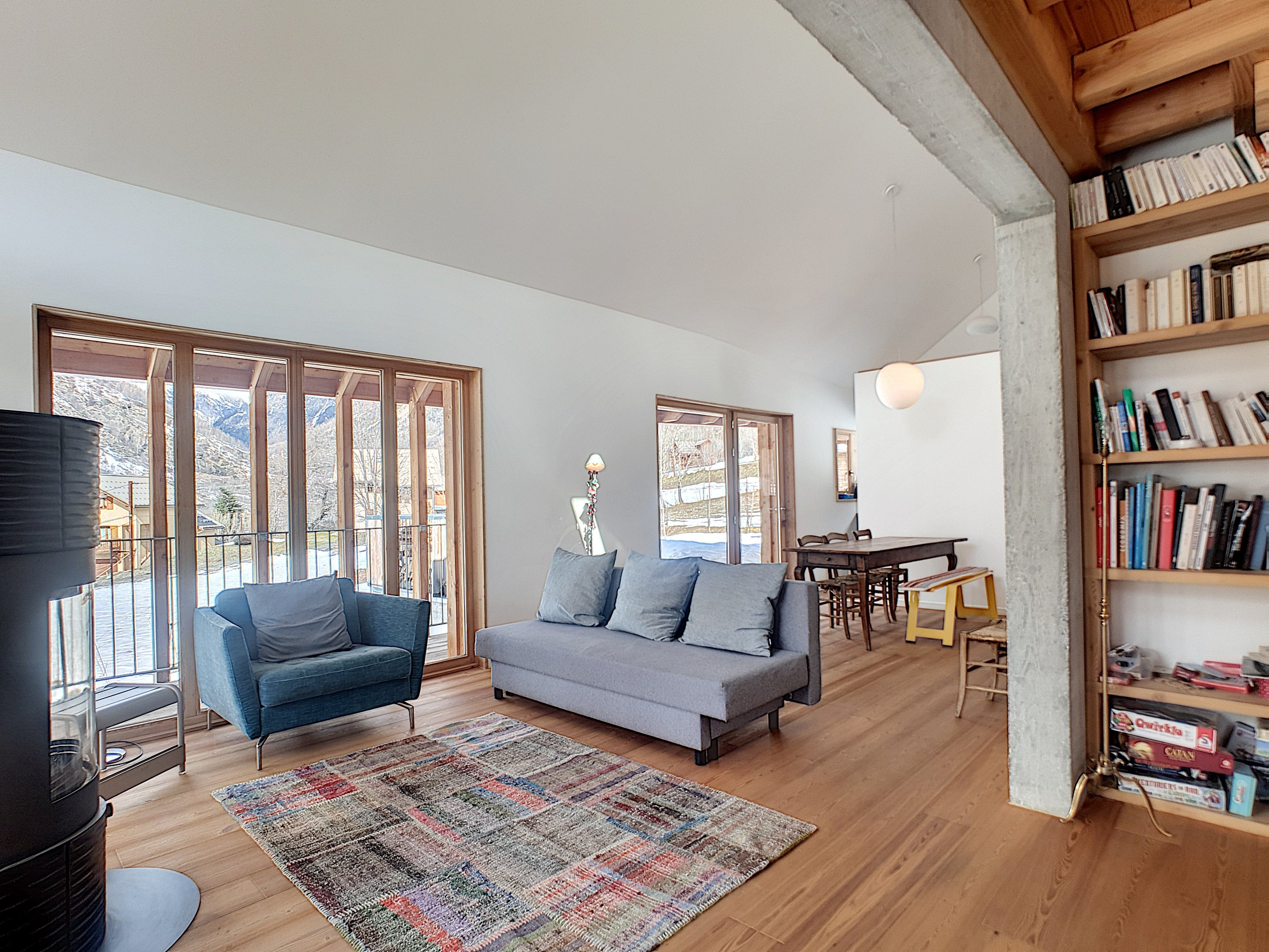 CHAL LE GYPAETE - PELVOUX. SUPERBE CHALET D'ARCHITECTE NEUF ( 8 personnes)