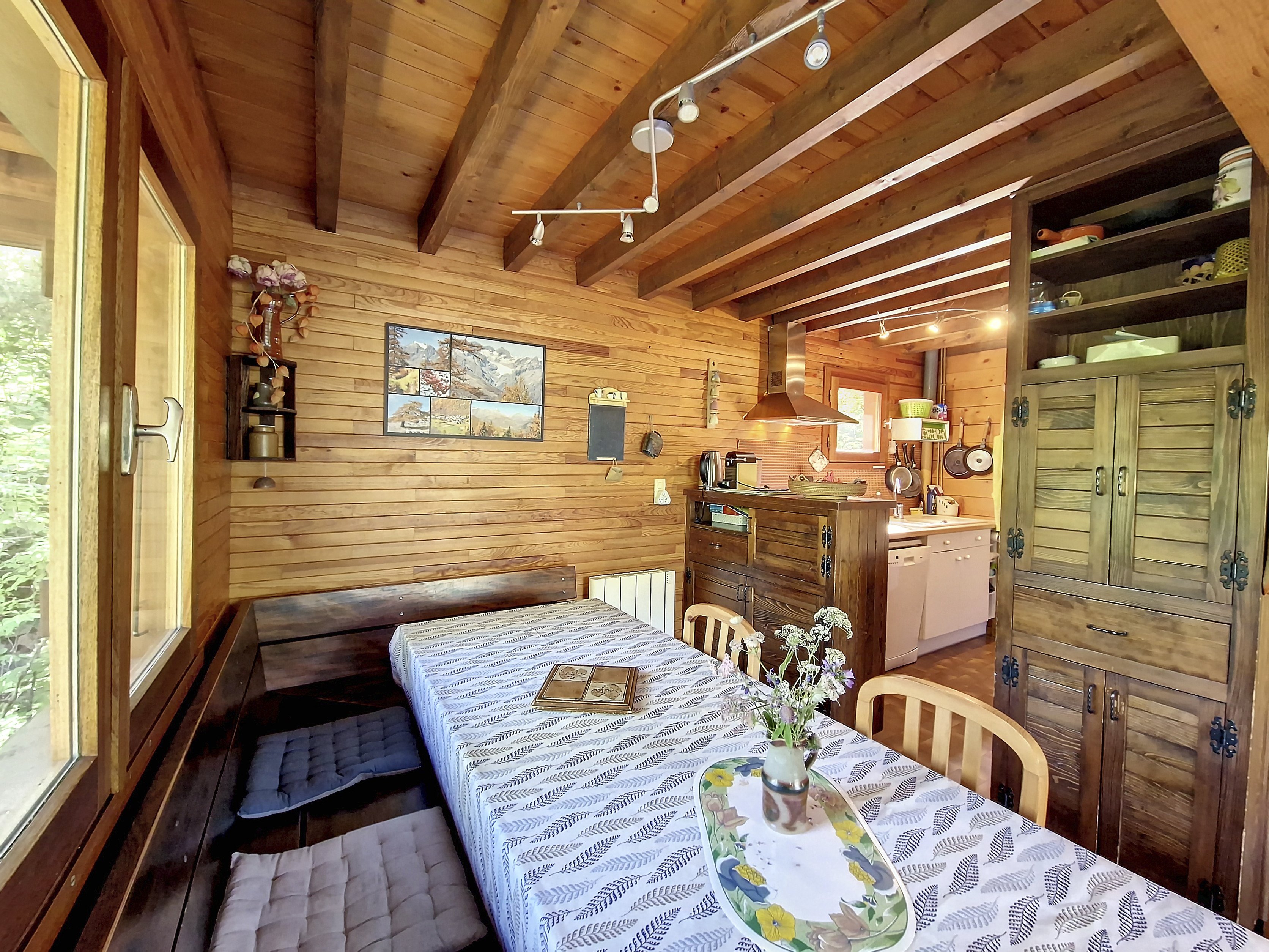 CHAL MANOU - Vallouise- La Casse : Chaleureux chalet "rétro"