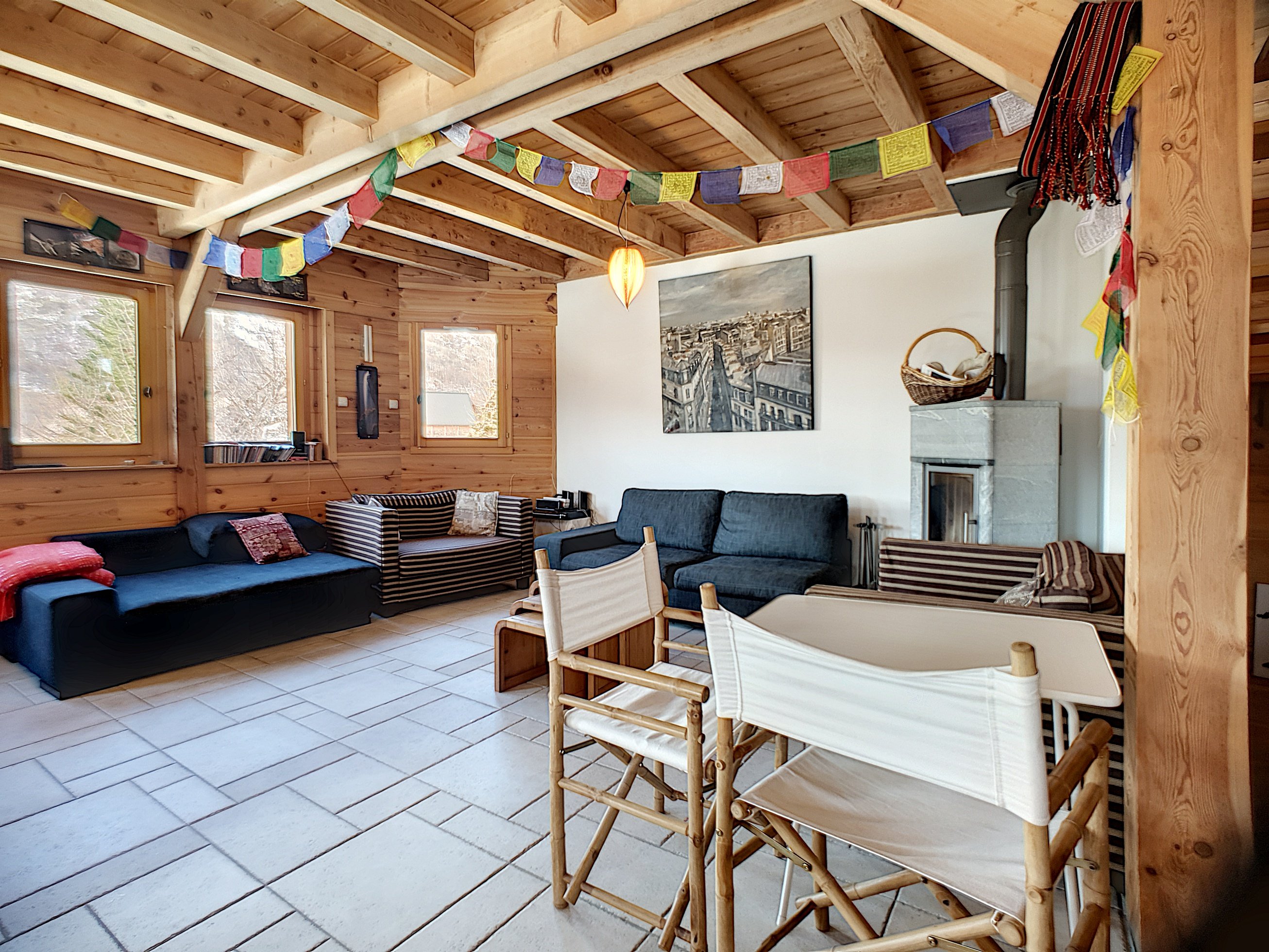 CHAL NAMASTE - PELVOUX. Superbe chalet avec hammam