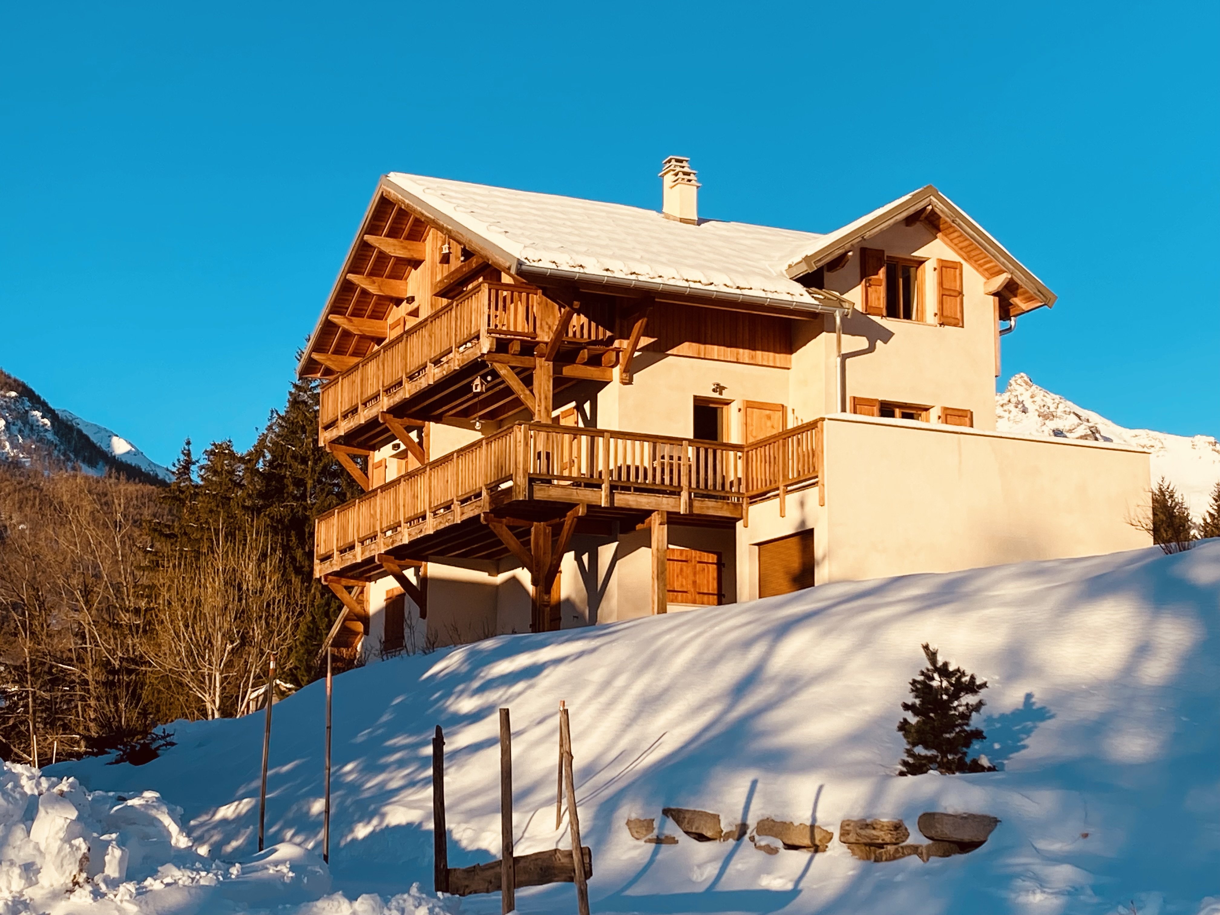 Chalet Takayama **** Monêtier les Bains / Sauna-Hammam - Vue Parc National Ecrins