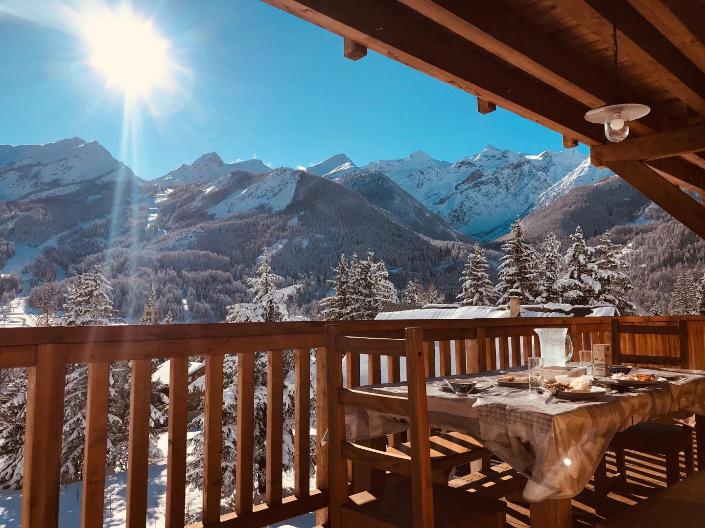 Chalet Takayama **** Monêtier les Bains / Sauna-Hammam - Vue Parc National Ecrins
