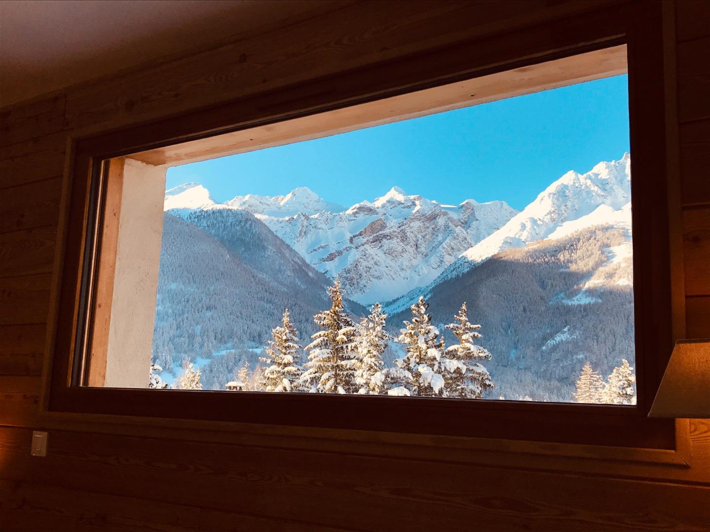 Chalet Takayama **** Monêtier les Bains / Sauna-Hammam - Vue Parc National Ecrins