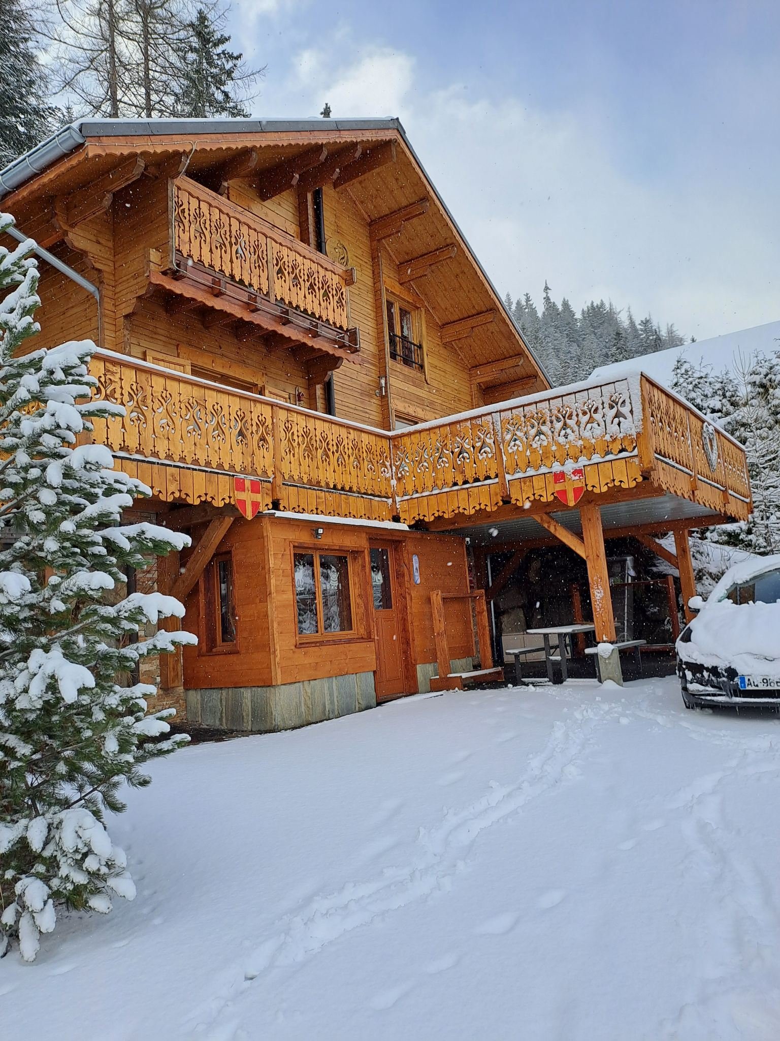 1/2 Chalet pour 6/8 personnes à Valfréjus