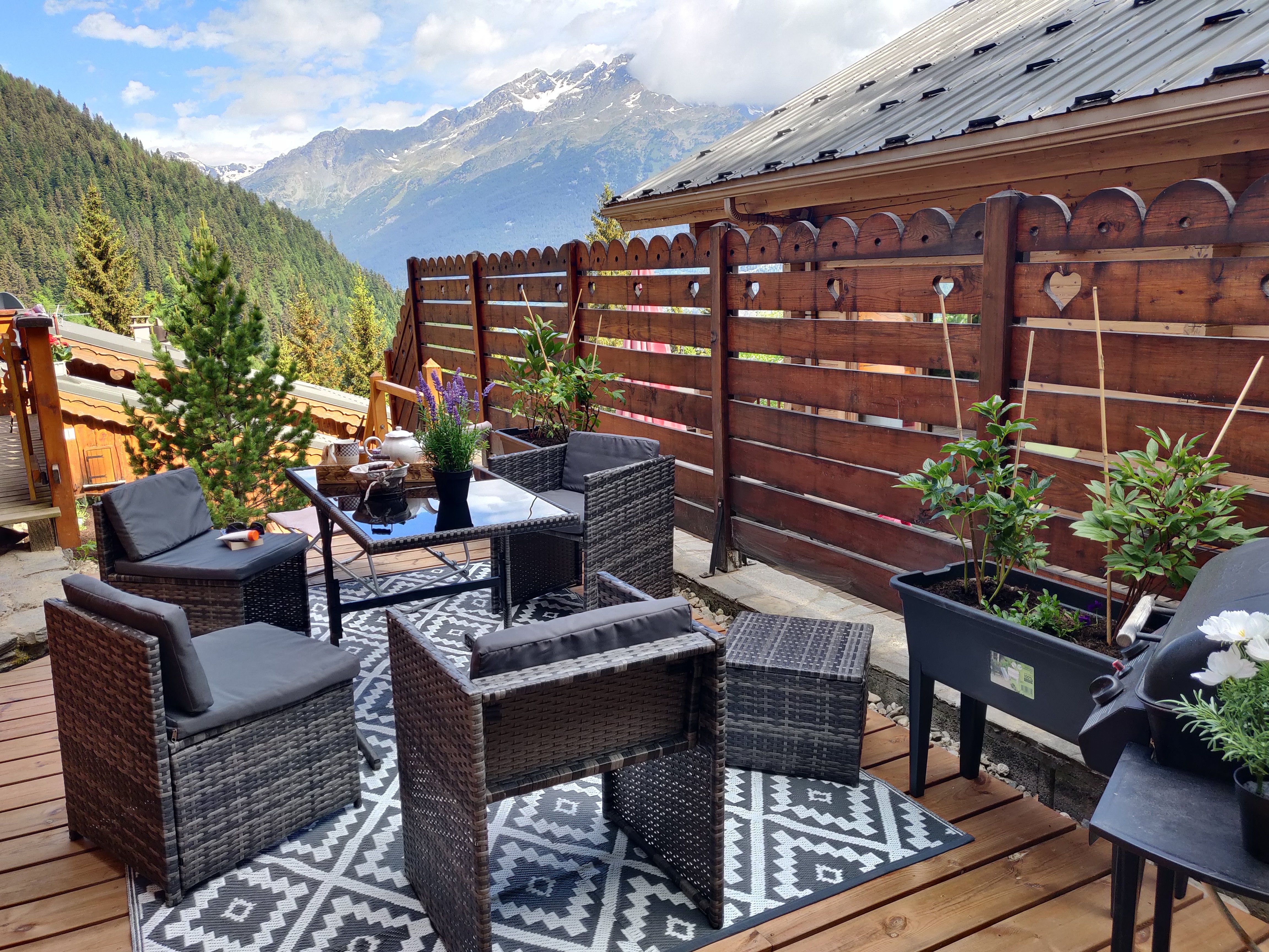 1/2 chalet pour 6/8 personnes à valfréjus
