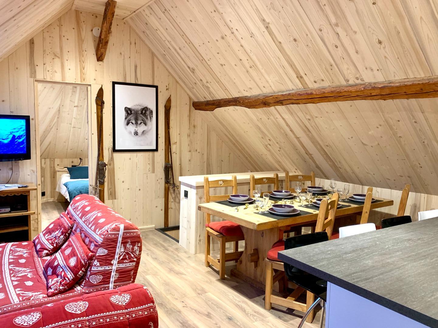 L'ALPAGE + LES GRANGETTES *** à 200 mètres des pistes, des Grands Bains et des commerces