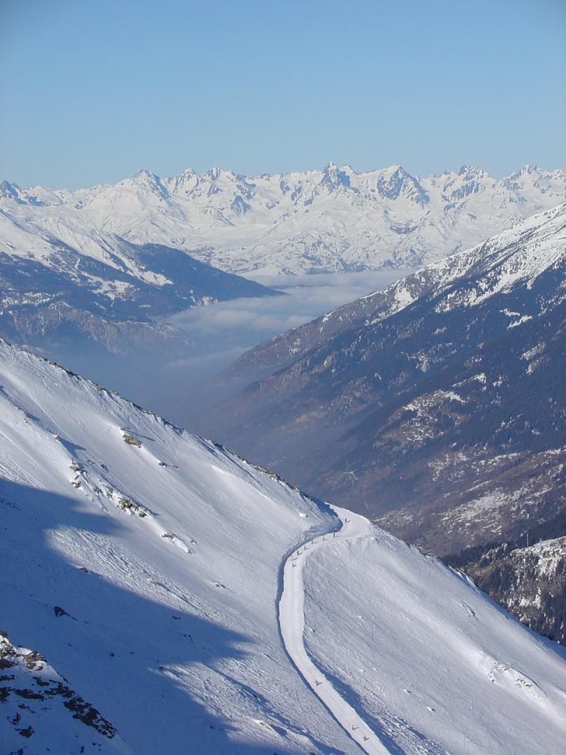 Les chalets de la vanoise n°002 avec terrasse-jardin, 32 m2,  2*,  à 250m des pistes et commerces