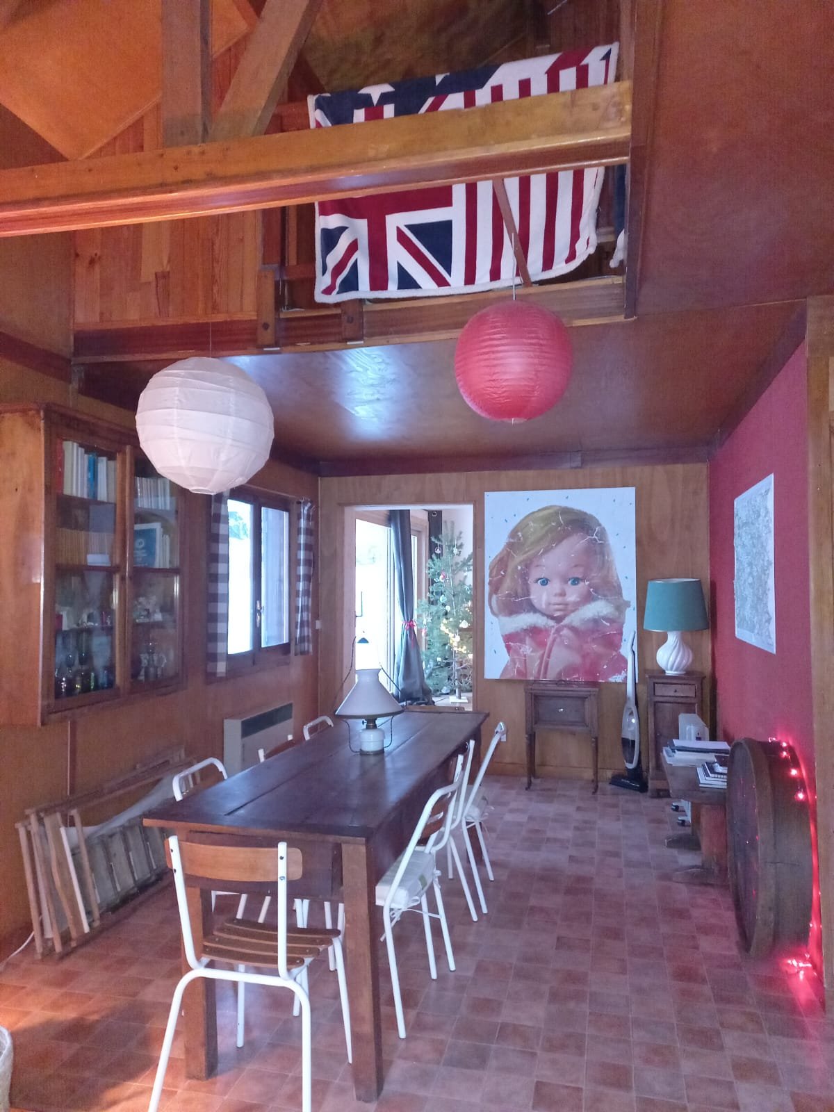 Le Moral (1860m) face aux pistes 