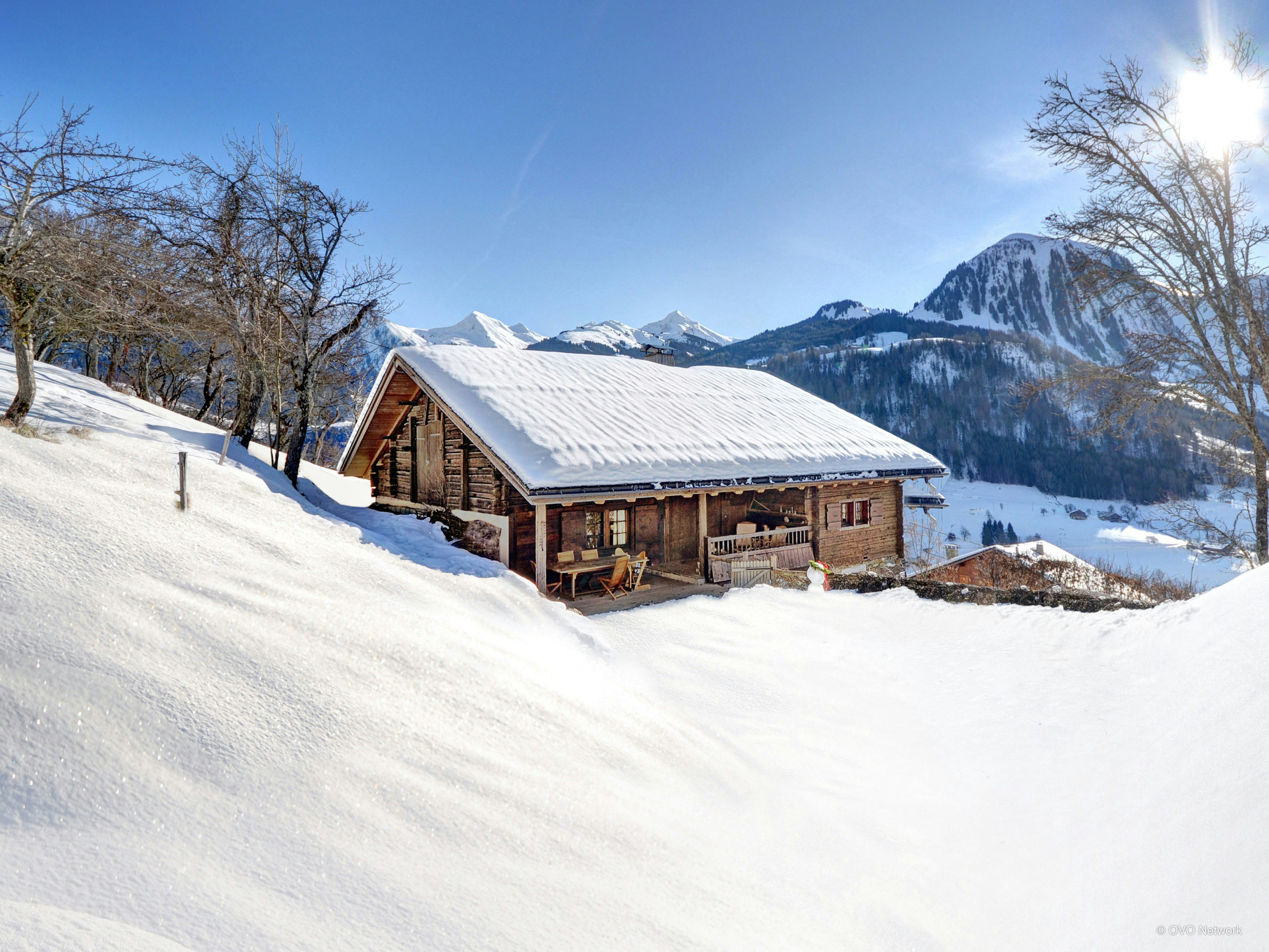 Ferme d'alpage avec vue magnifique