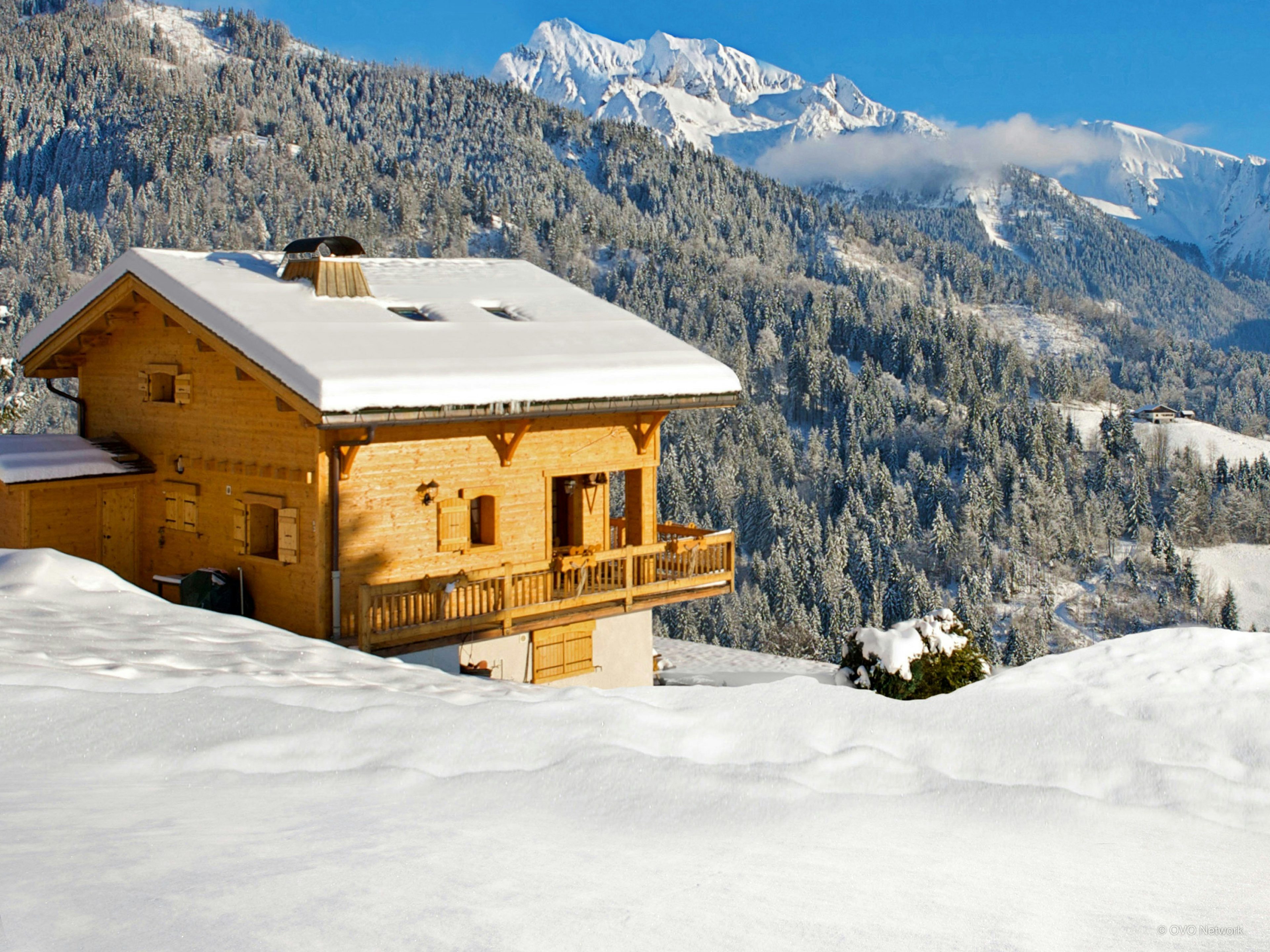 Séjour alpin pour 8, sauna & terrasse