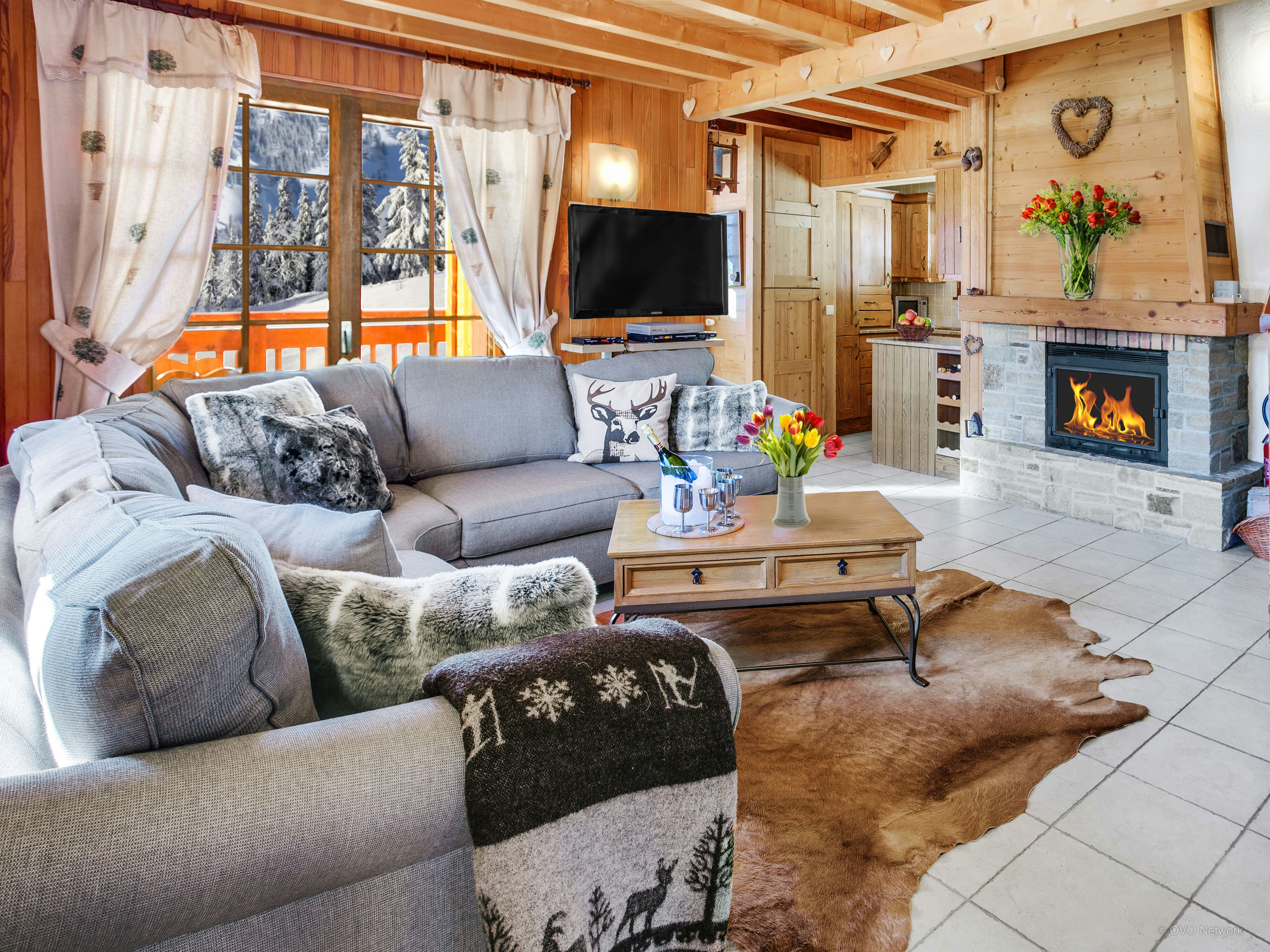 Séjour alpin pour 8, sauna & terrasse