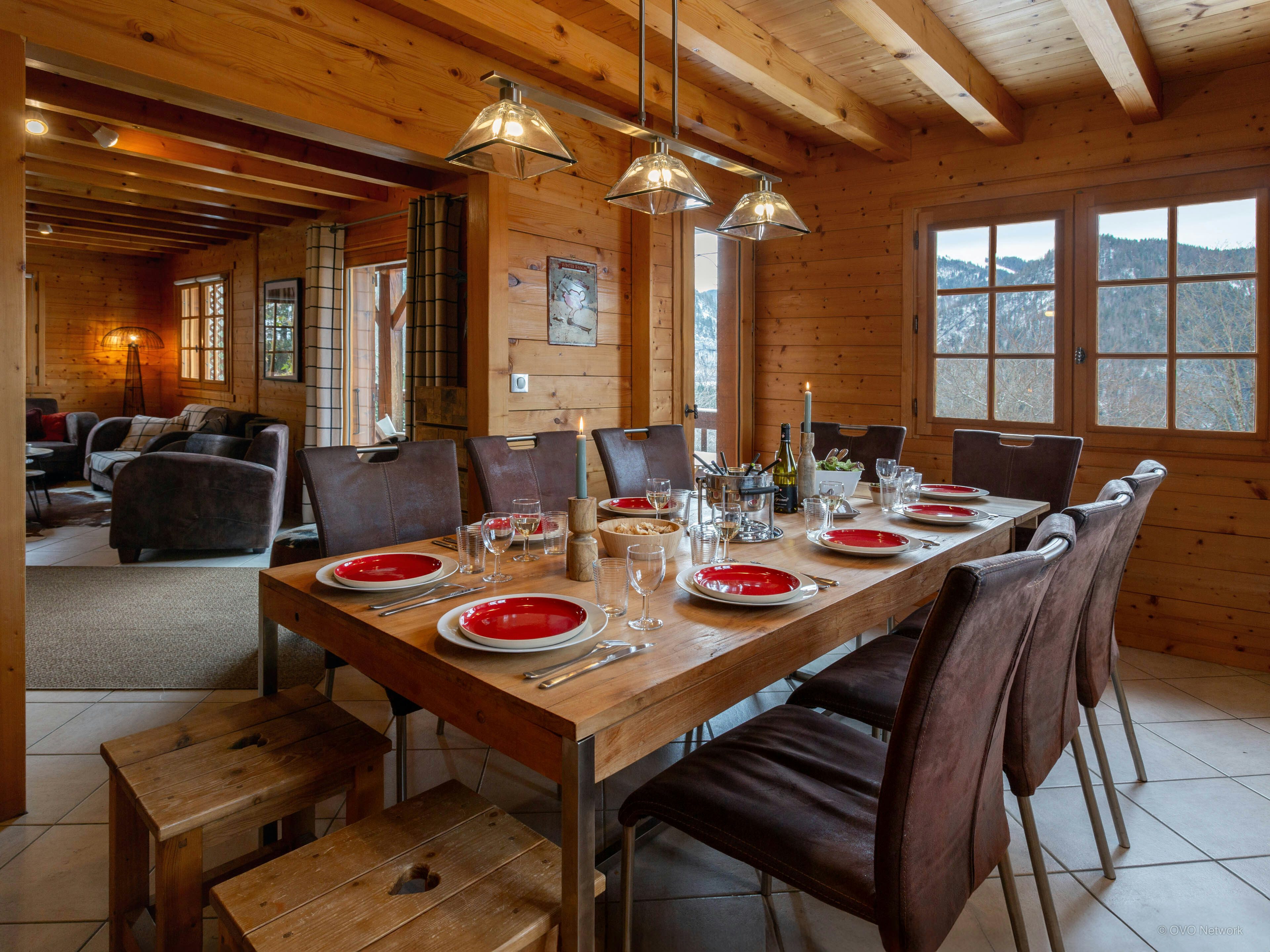 Séjour au calme avec vue magnifique et proche pistes
