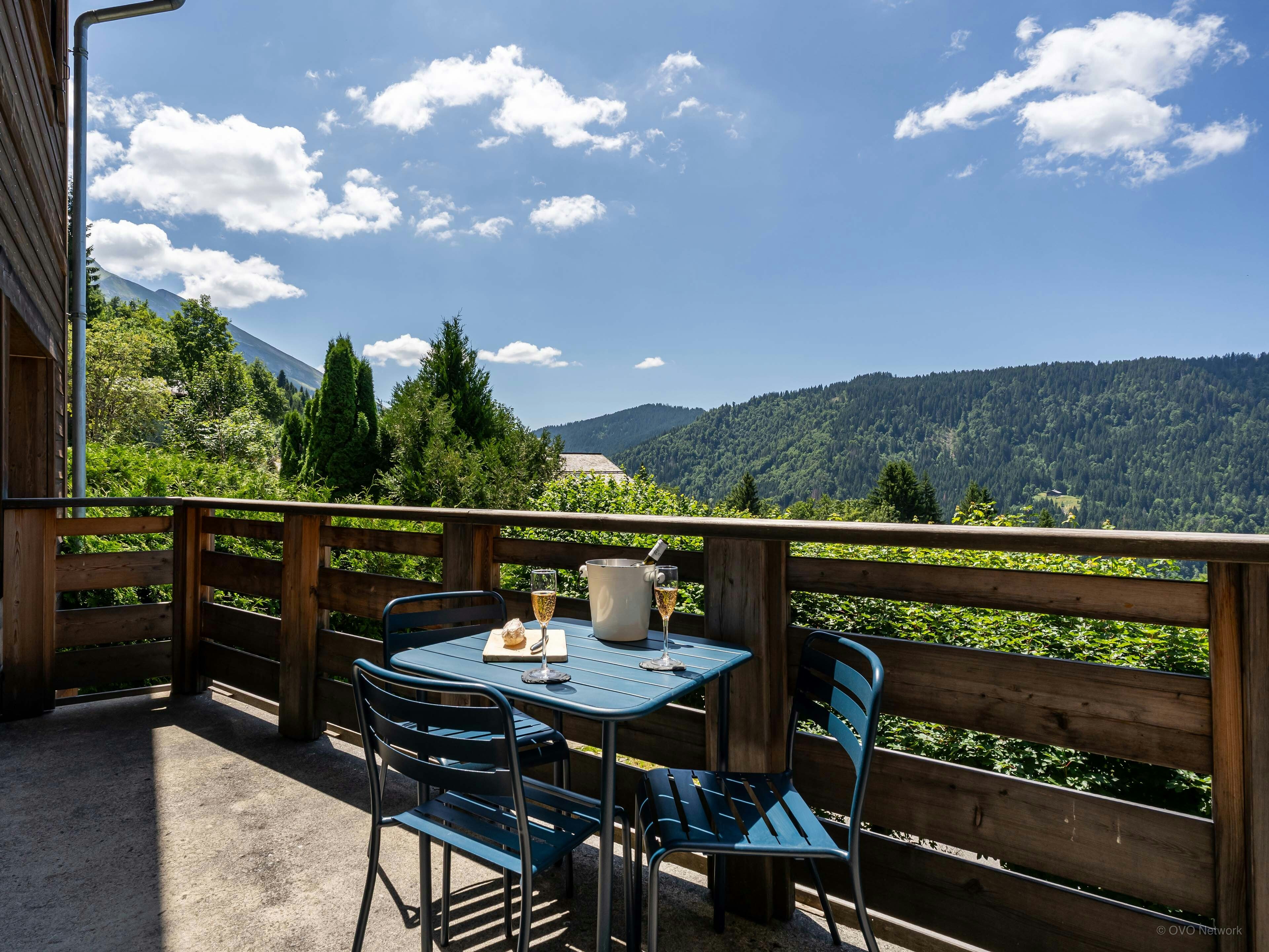 Chalet 4 étoiles pour 12 (8 adultes max) - vue spendide