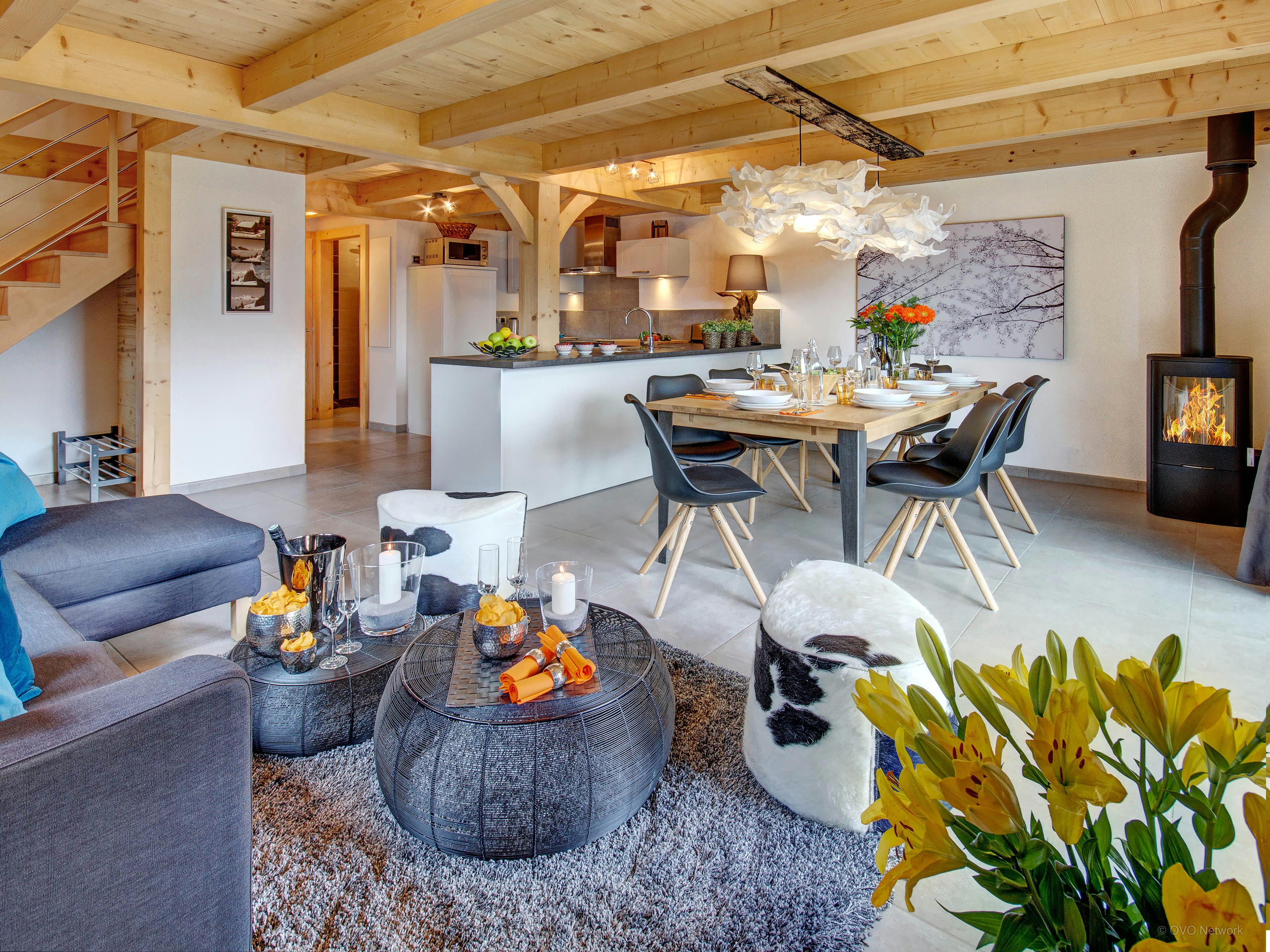 Séjour alpin avec vues superbes - pour 8