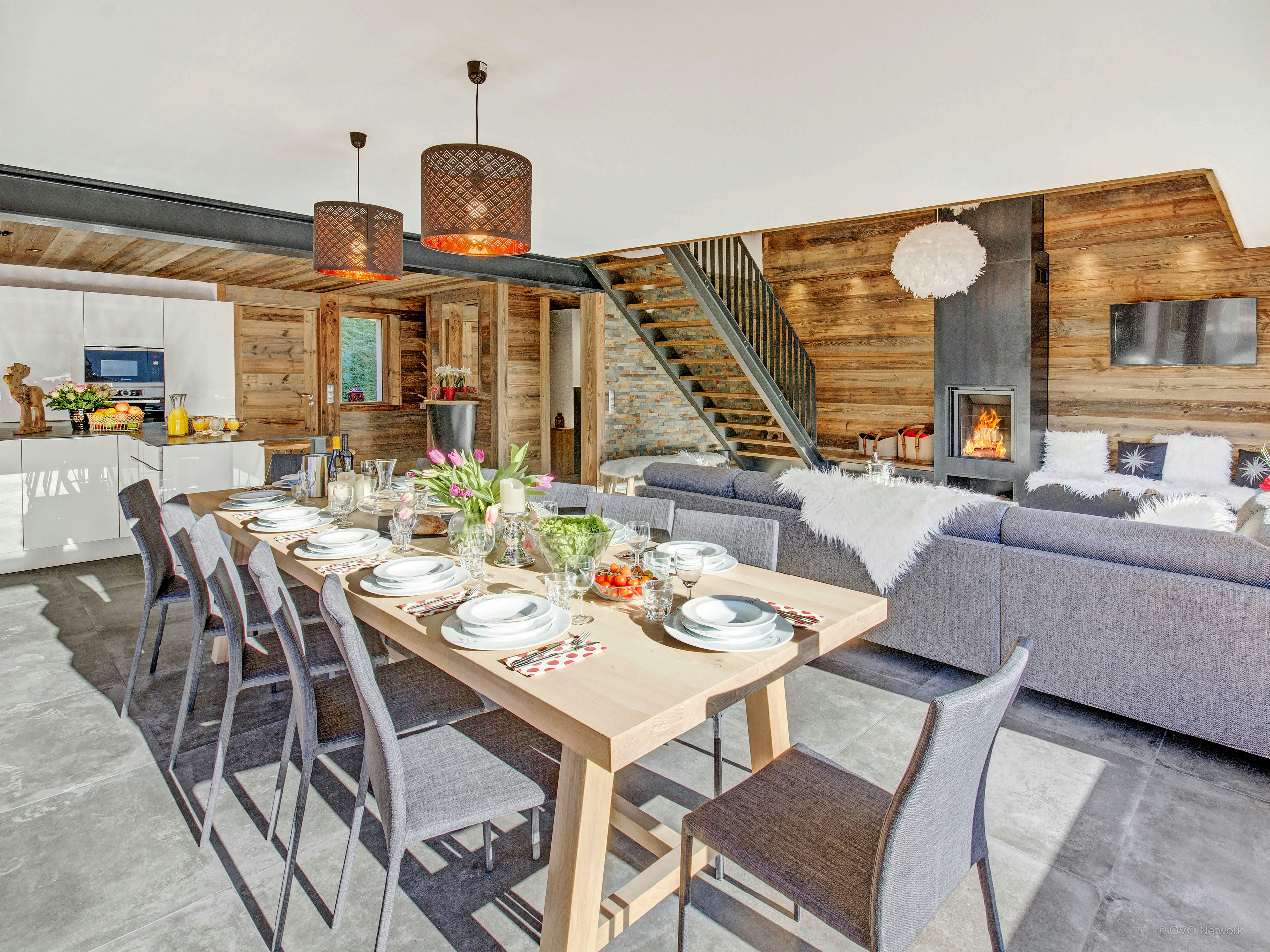 Le grand bornand chalet de ski pour 13 (12 adult max) - spa