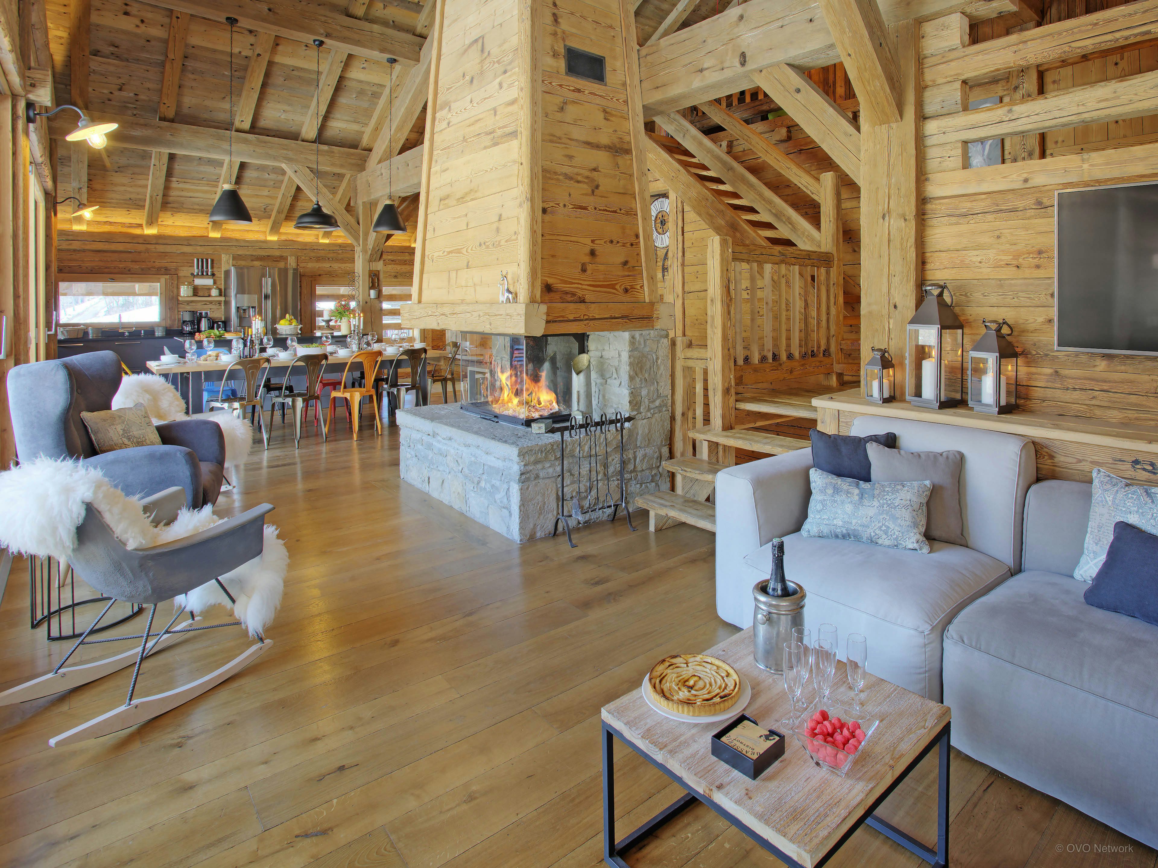 Luxueux chalet familial avec spa et sauna, proche des pistes