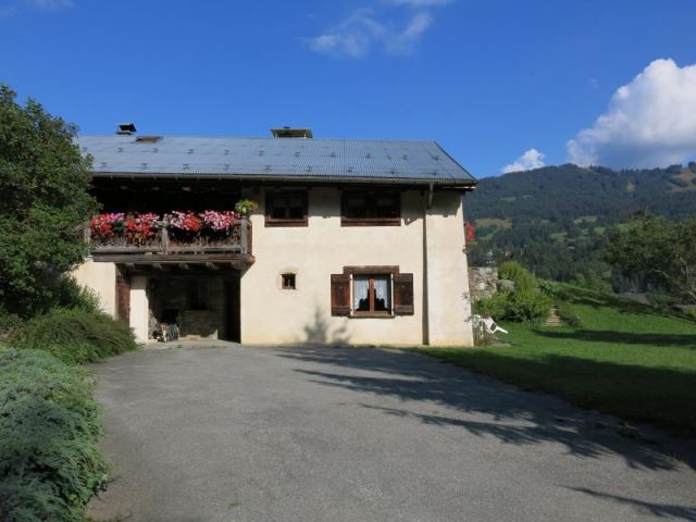 Chalet devant le bois