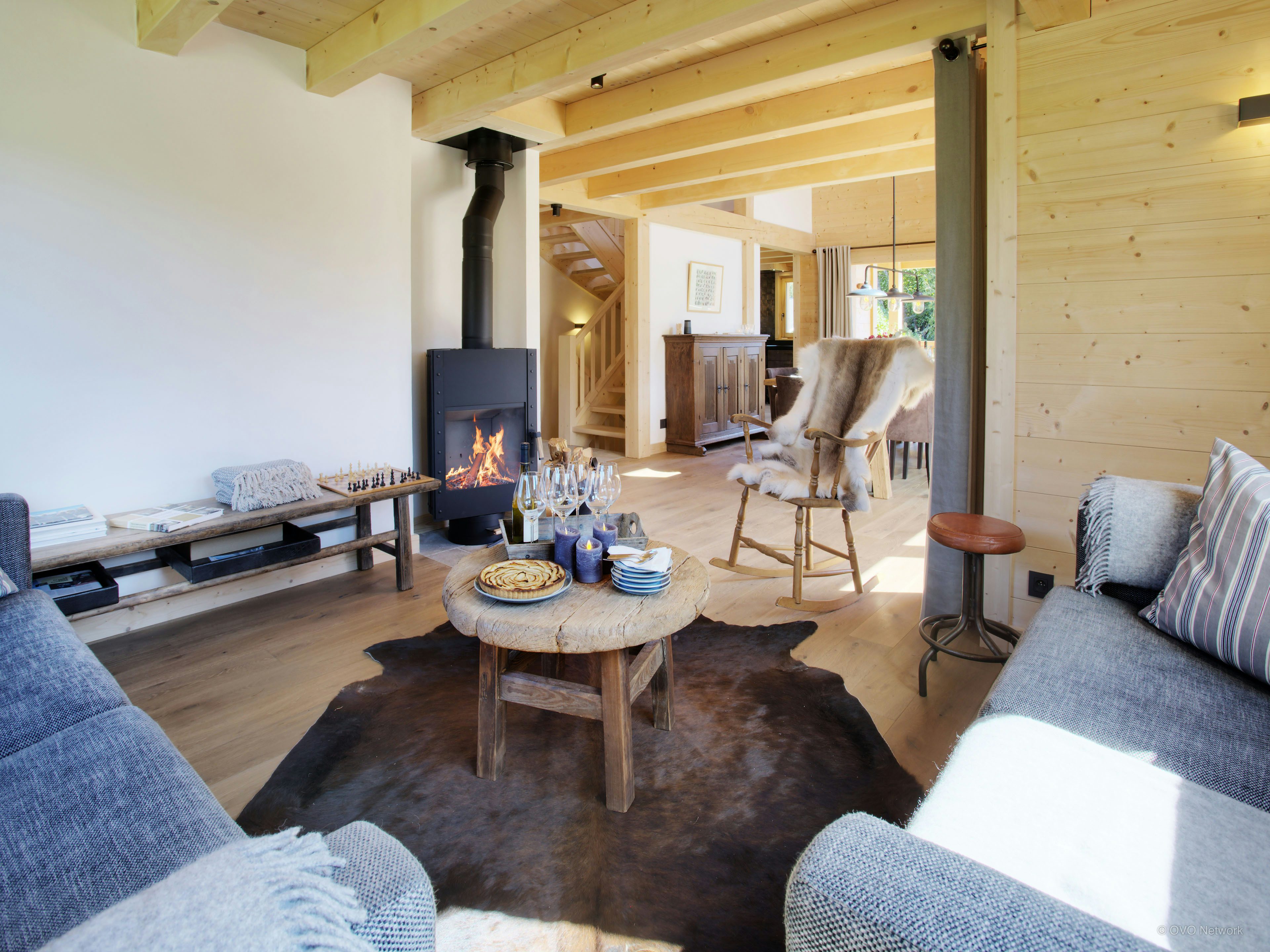 Vues sur la vallée et les montagnes