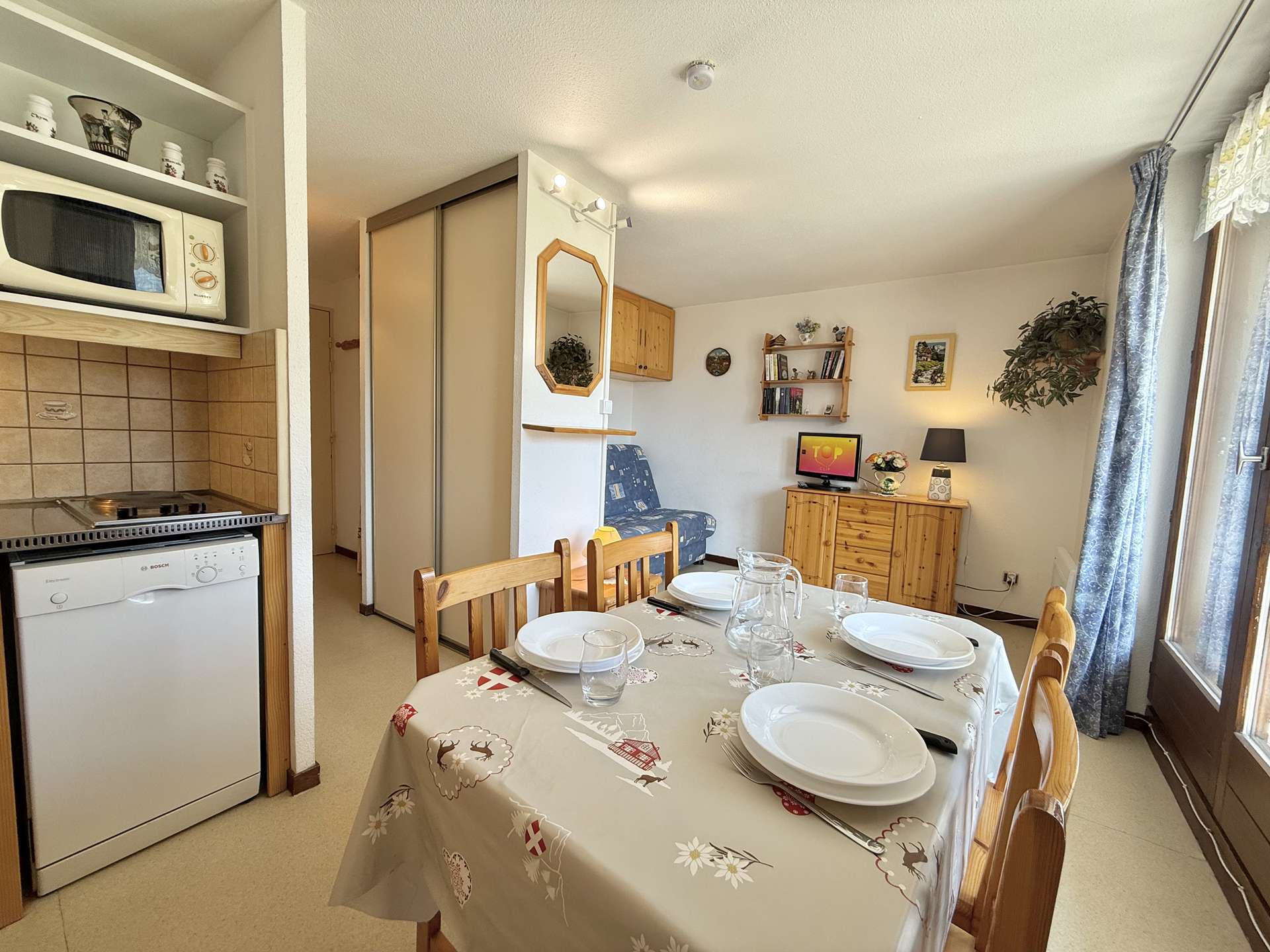Studio cabine à Praz-sur-Arly - 4 personnes