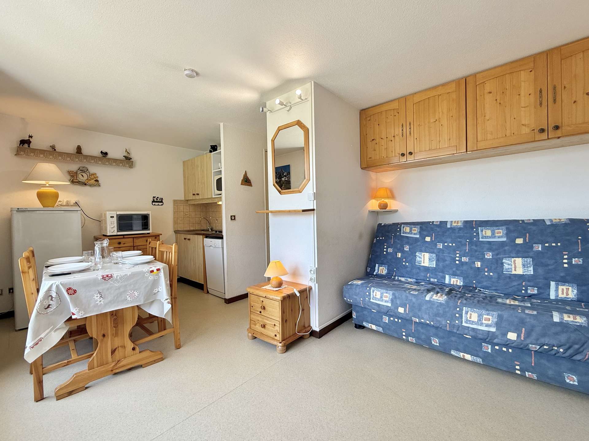 Studio cabine à Praz-sur-Arly - 4 personnes