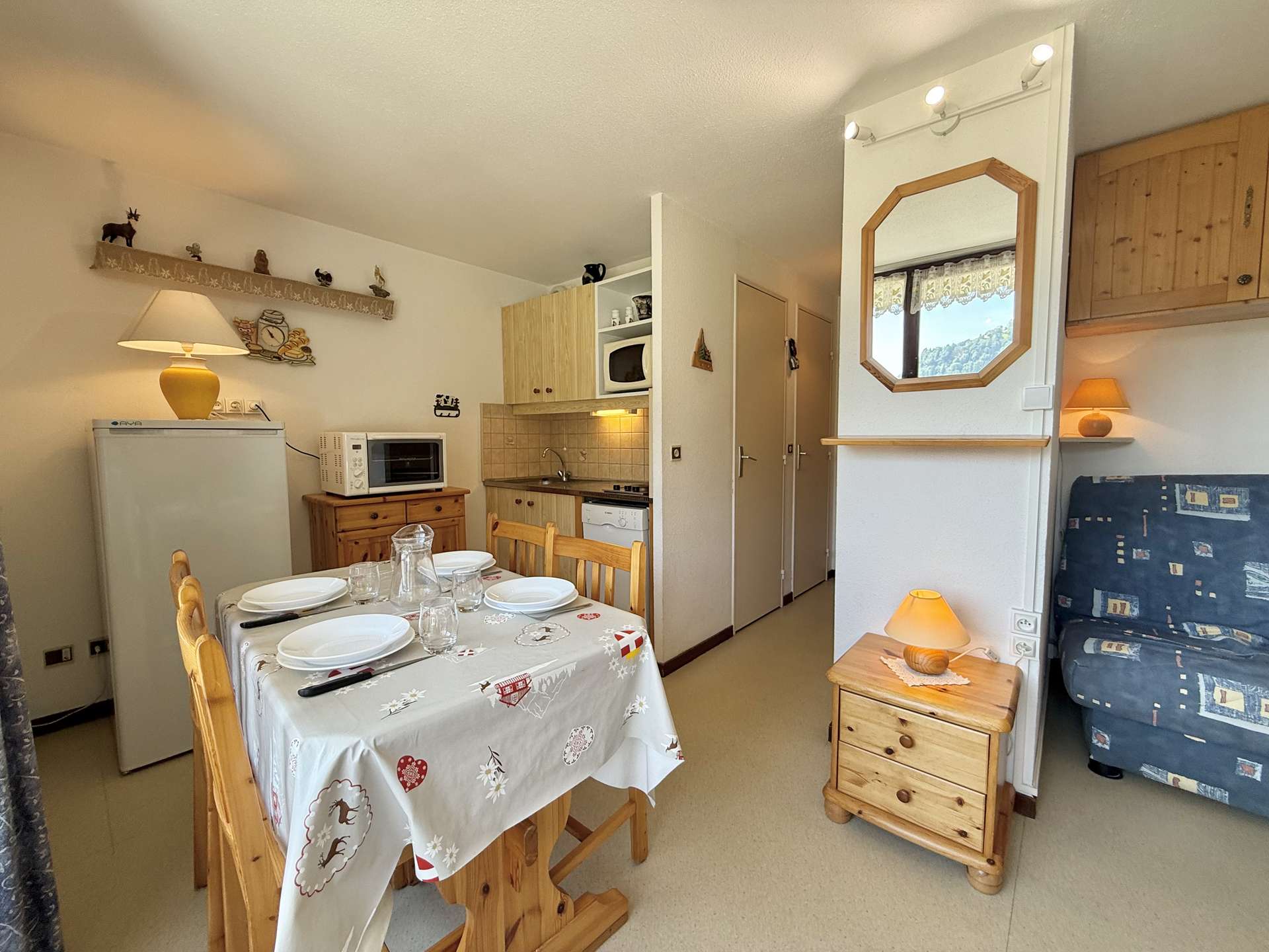 Studio cabine à Praz-sur-Arly - 4 personnes