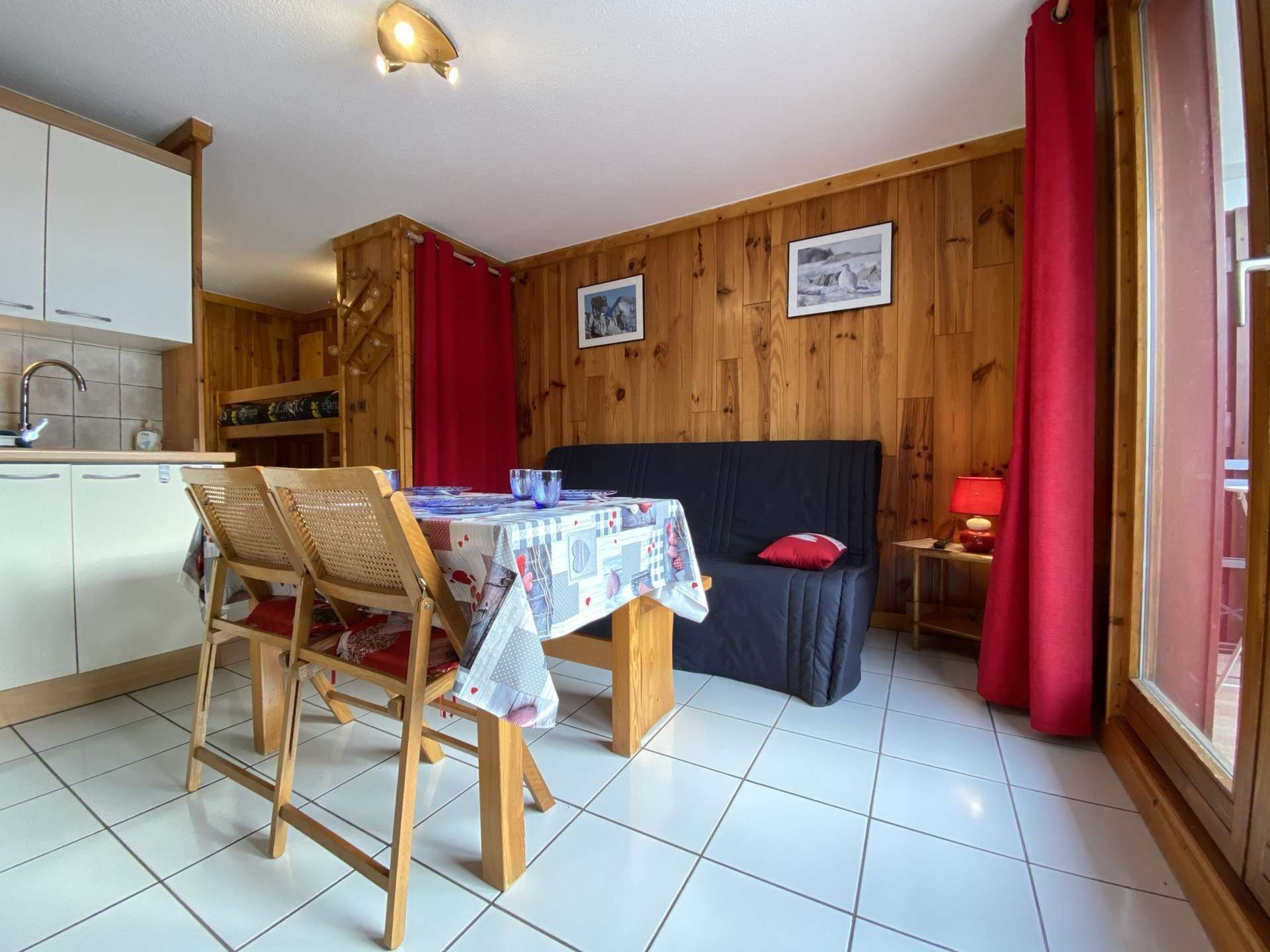 Studio cabine à Praz-sur-Arly - 4 personnes