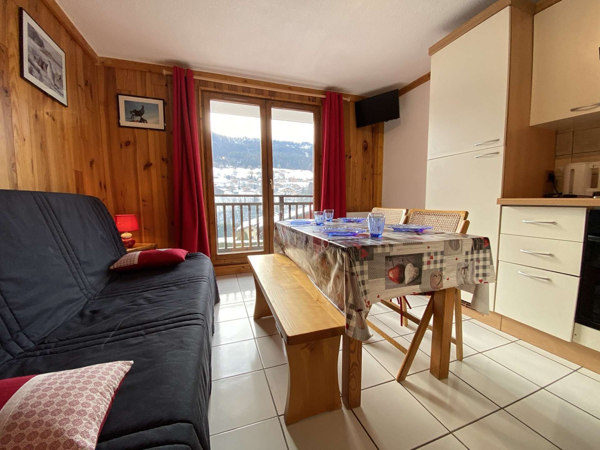 Studio cabine à Praz-sur-Arly - 4 personnes