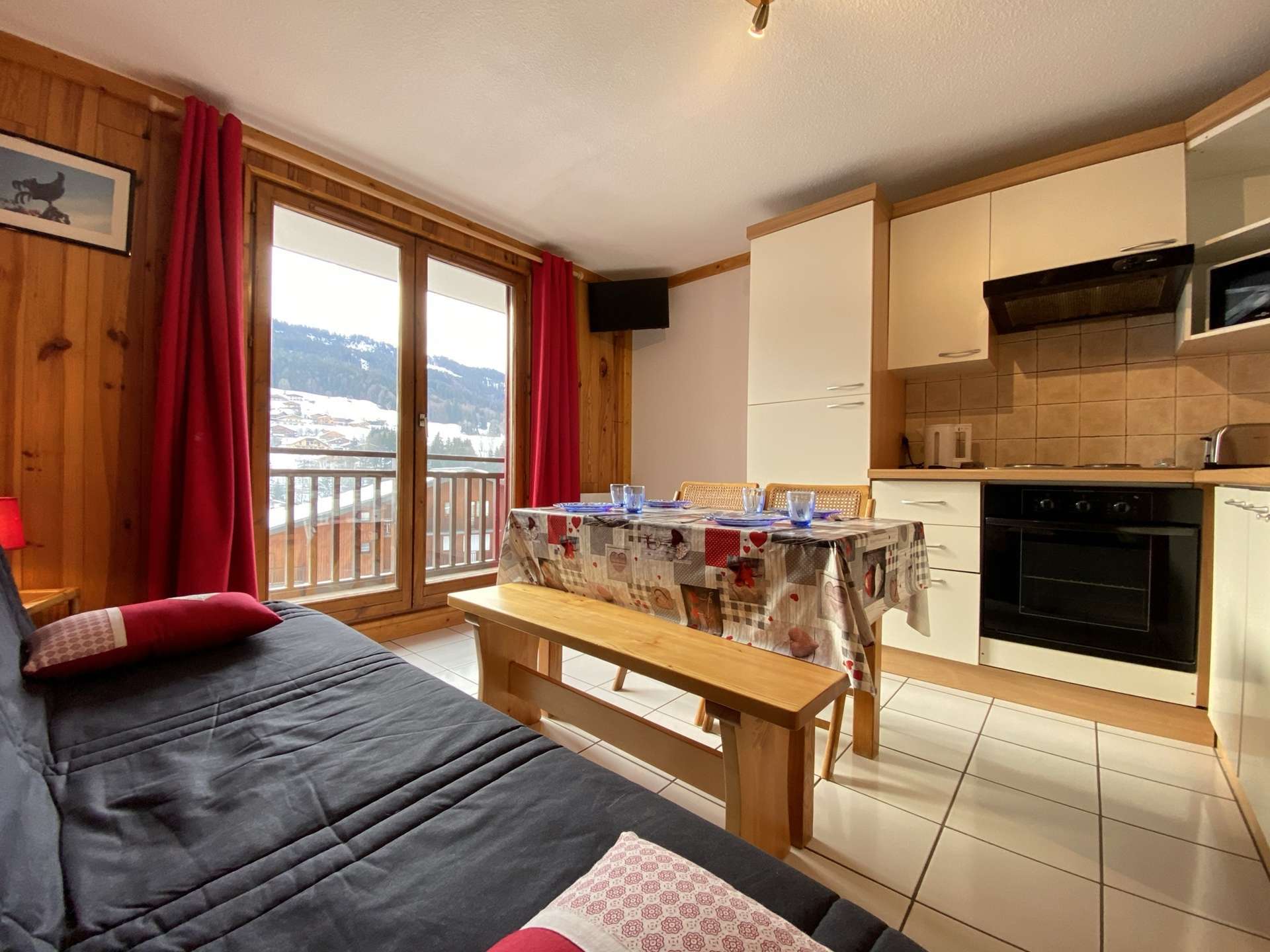 Studio cabine à Praz-sur-Arly - 4 personnes