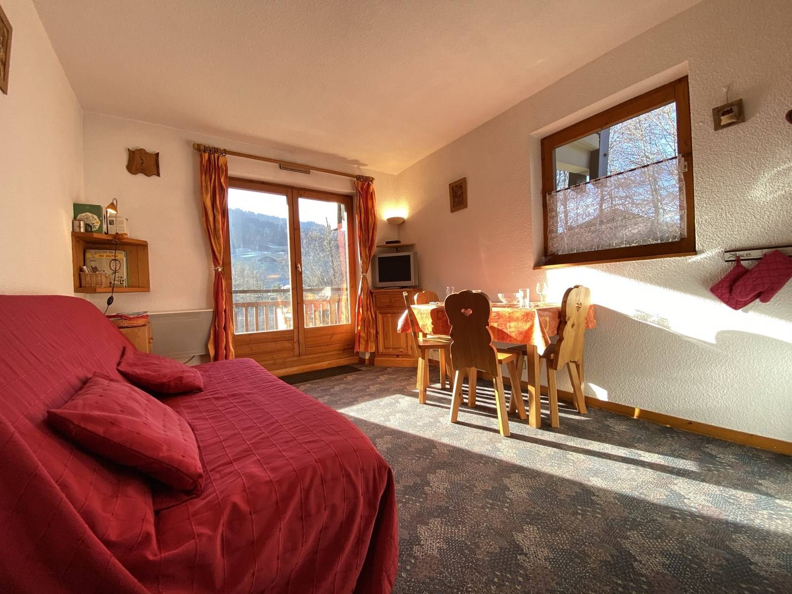 Studio cabine à Praz-Sur-Arly - 4 personnes