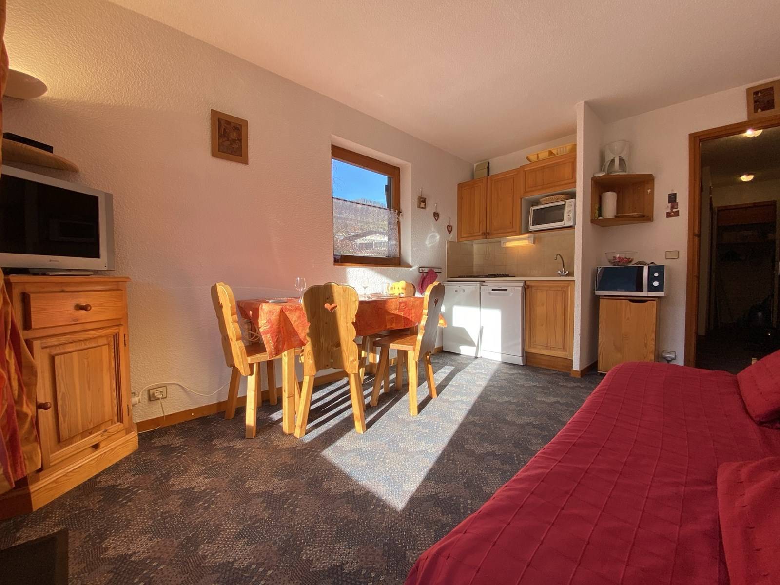 Studio cabine à Praz-Sur-Arly - 4 personnes