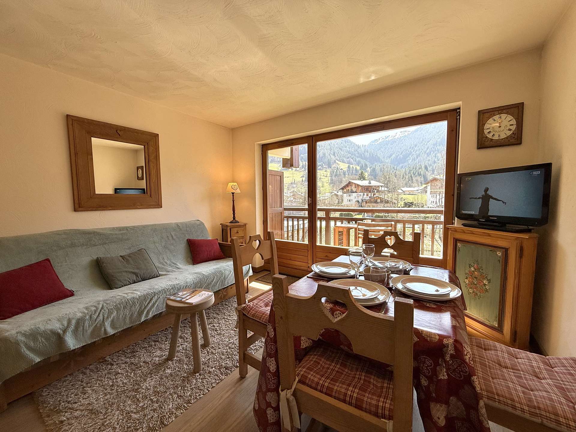 Appartement studio cabine à Praz-sur-Arly - 4 personnes