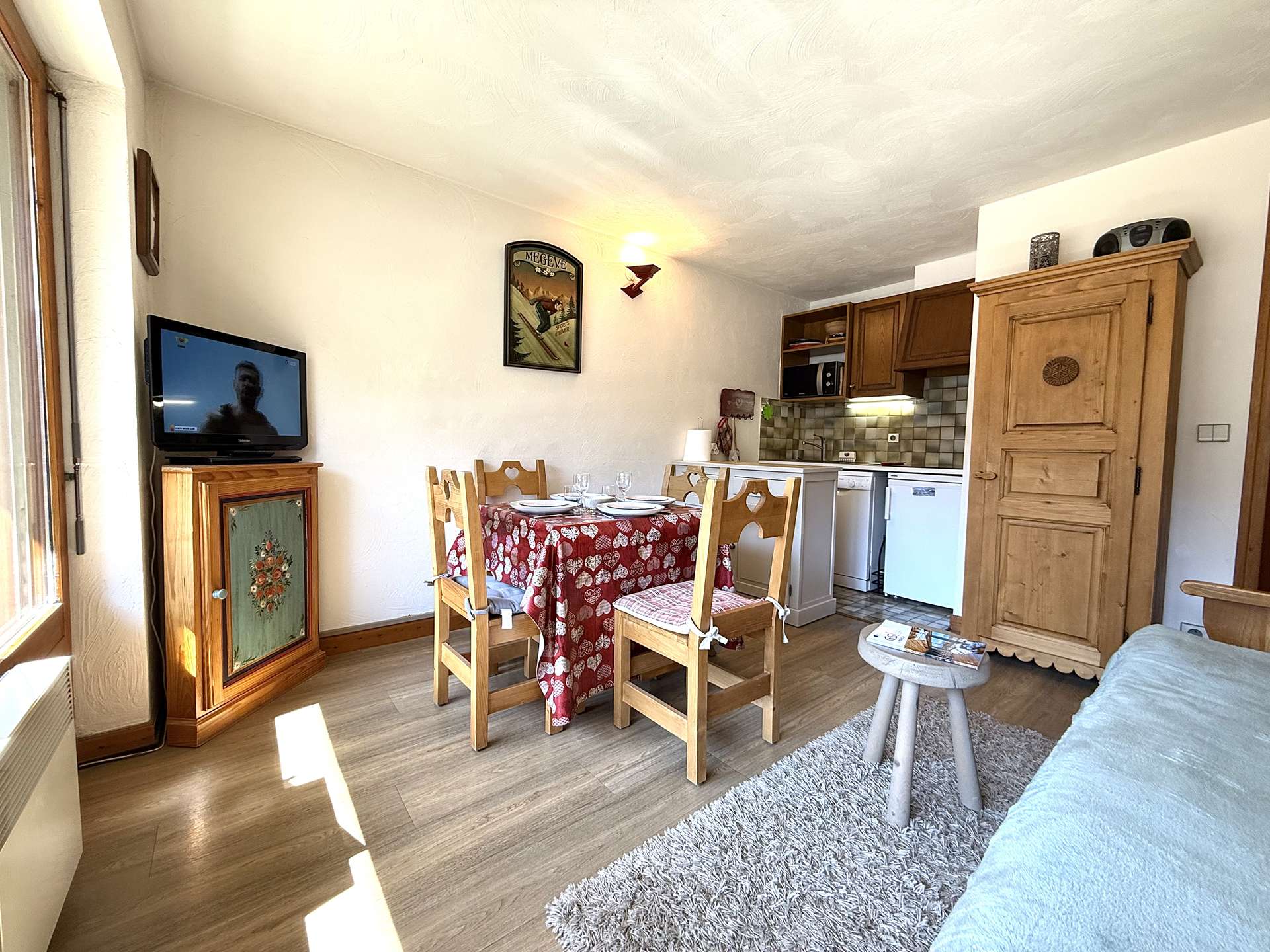 Appartement studio cabine à Praz-sur-Arly - 4 personnes