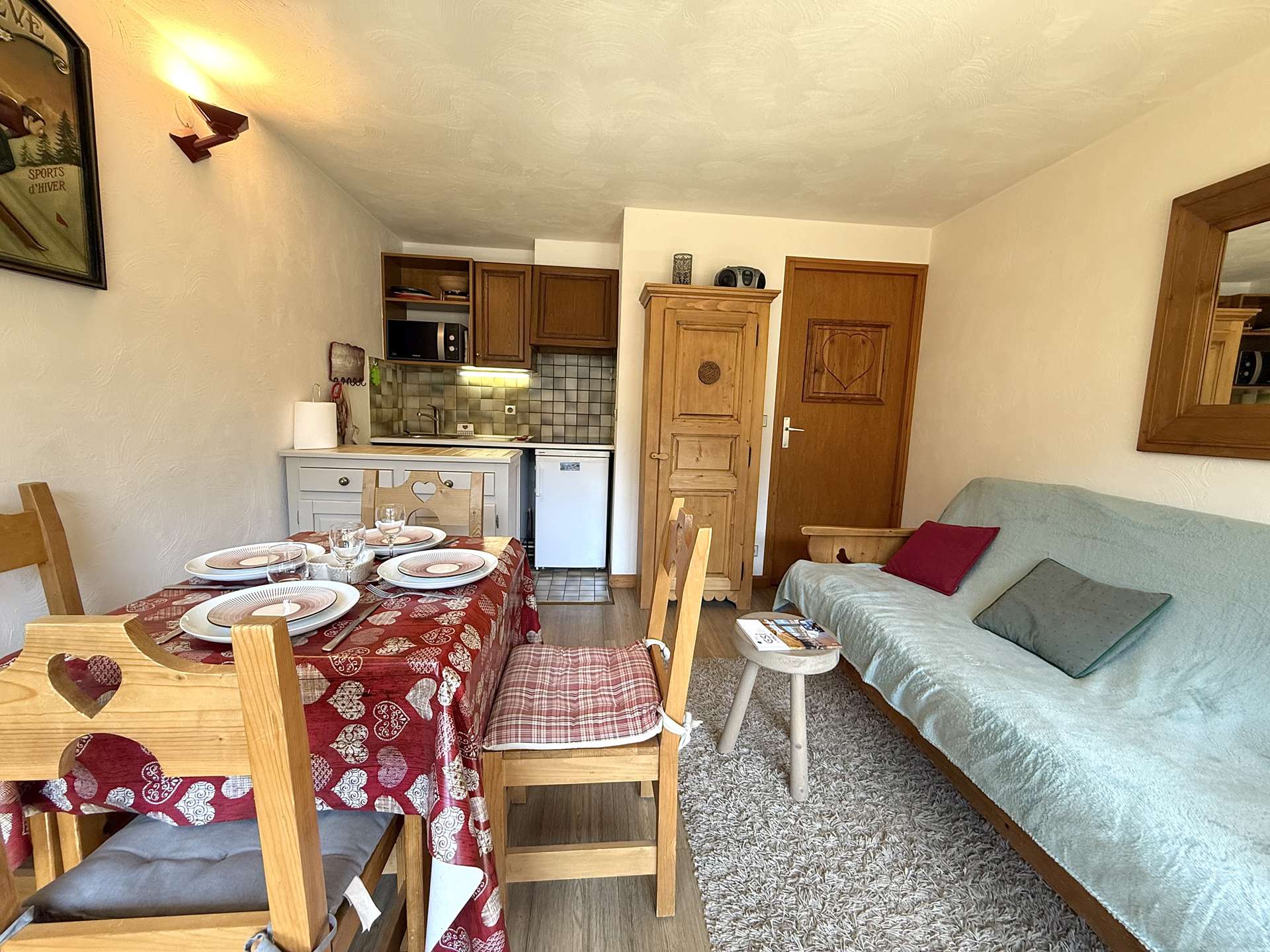 Appartement studio cabine à Praz-sur-Arly - 4 personnes