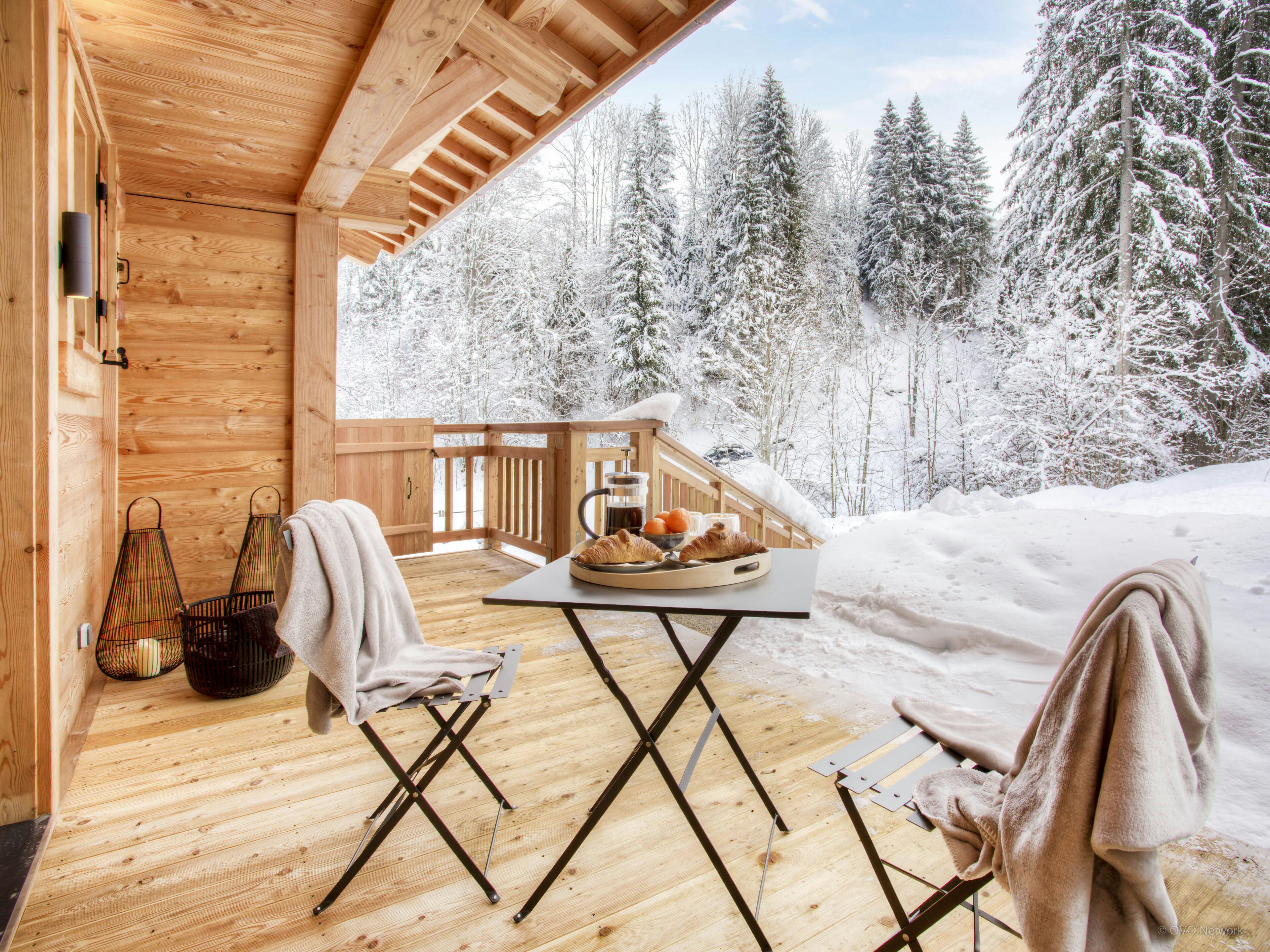 Vacances sur les pistes avec sauna et jacuzzi