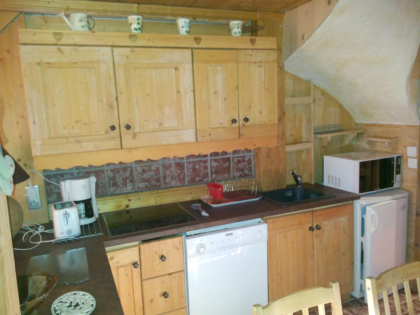 Belle plagne magnifique duplex 6 pers , 3 piéces , style chalet bois .Parking couvert privatif option