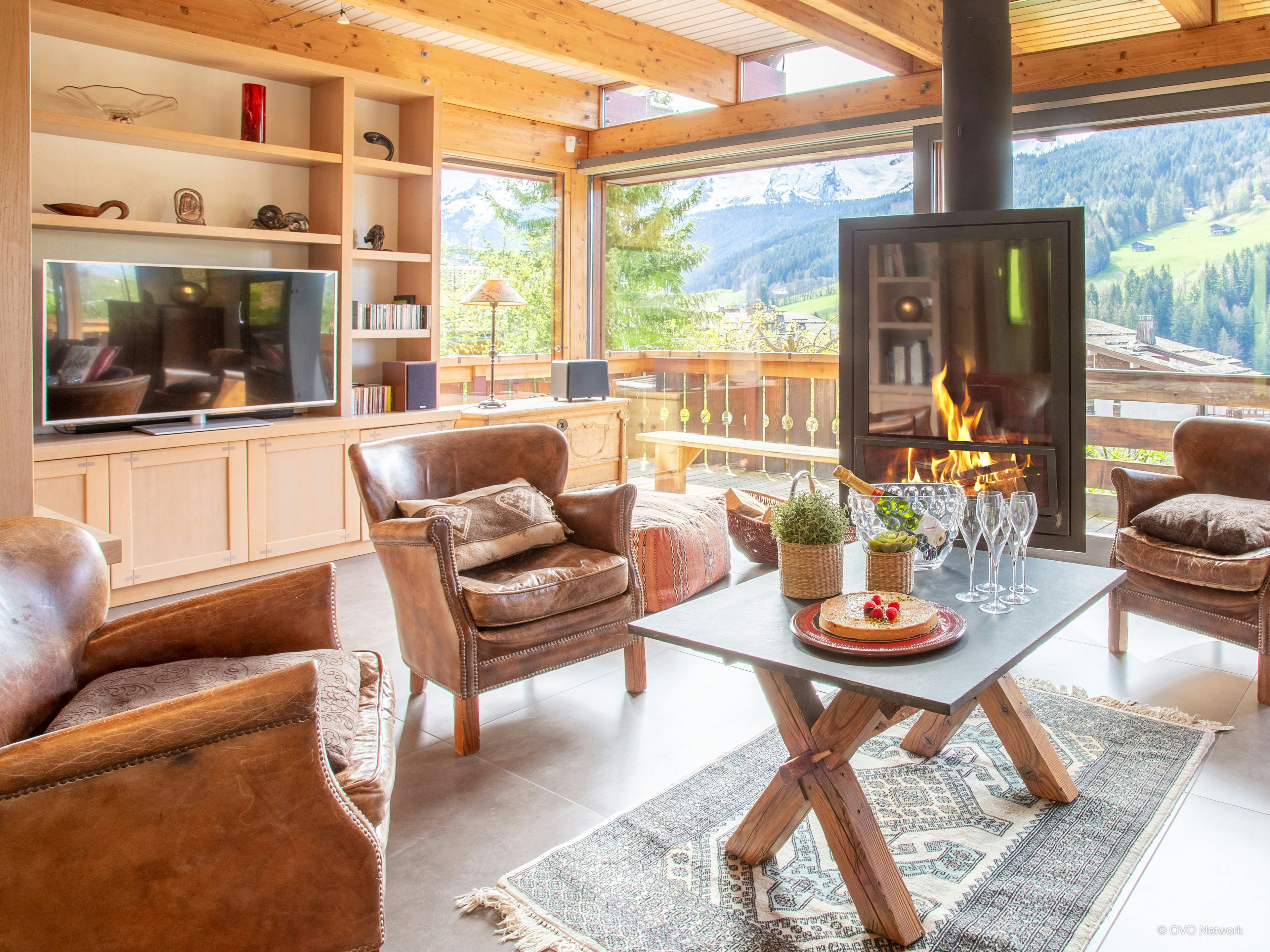 Séjour familial pour 8 avec sauna et belle vue