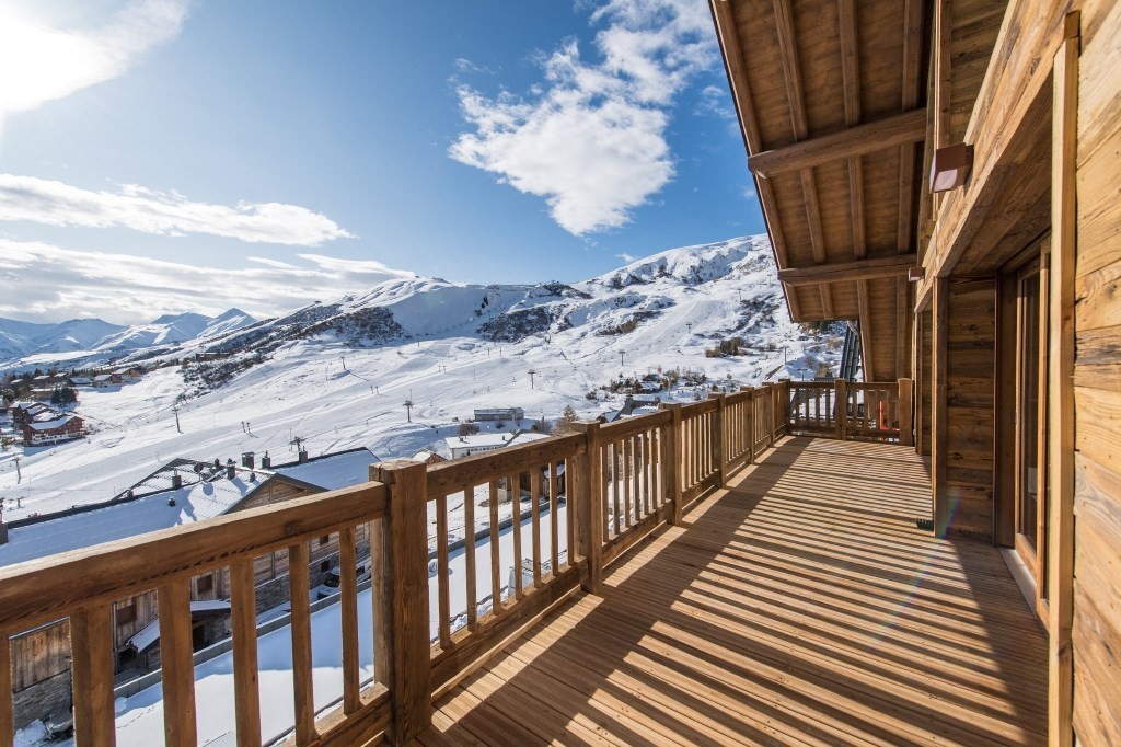 Appartment mansardé sur les pistes, vue panoramique
