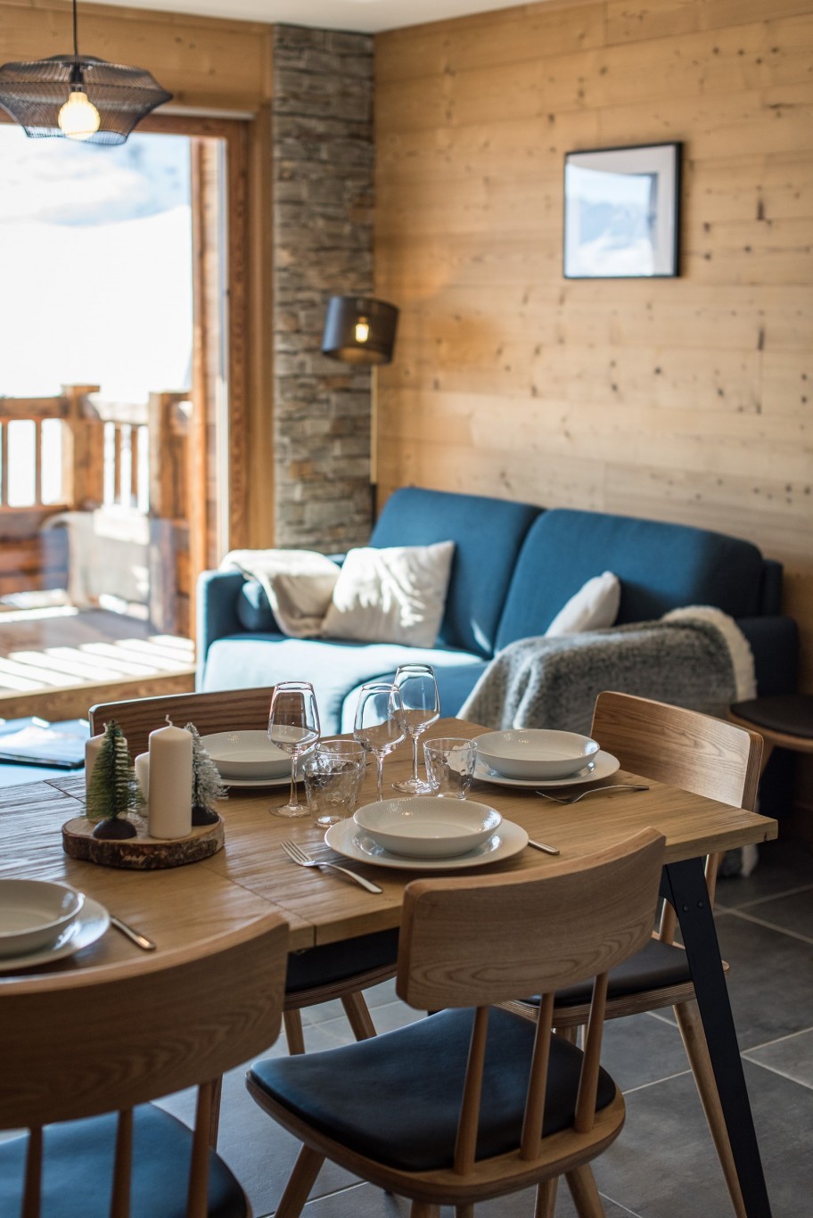 Appartement moderne et chaleureux sur les pistes
