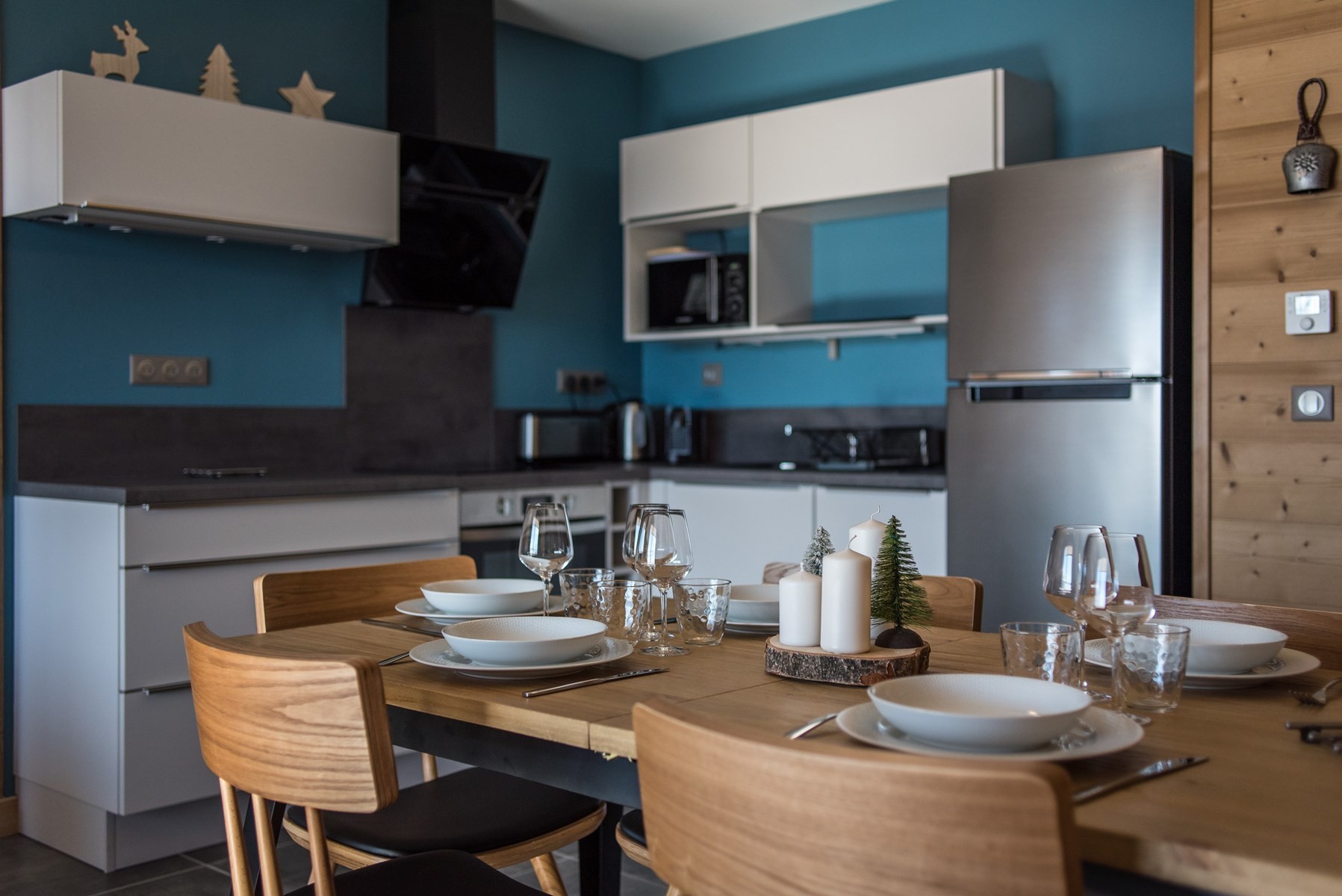 Appartement moderne et chaleureux sur les pistes