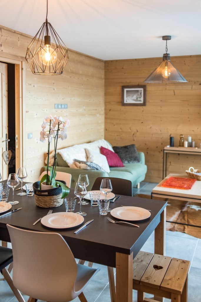Terrasse avec accès direct aux pistes