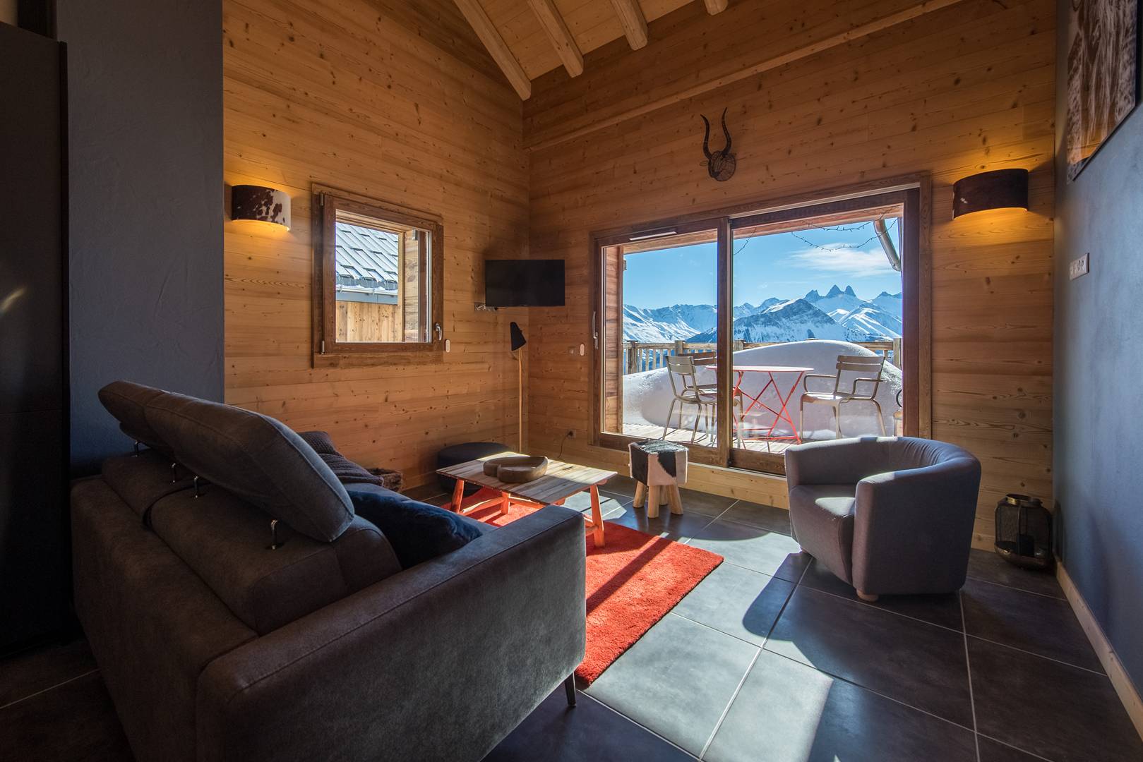 Appartement au dernier étage sur les pistes