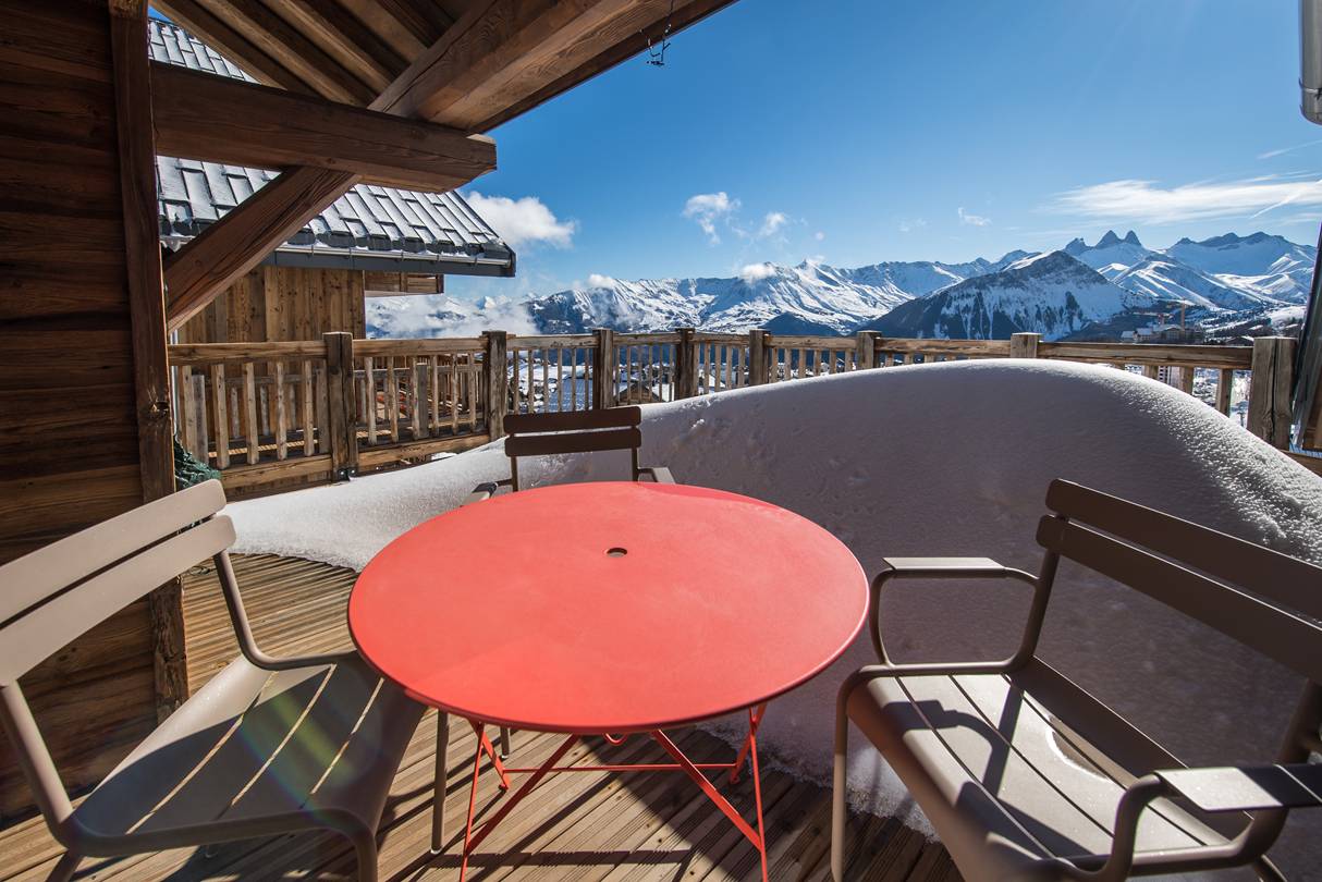 Appartement au dernier étage sur les pistes