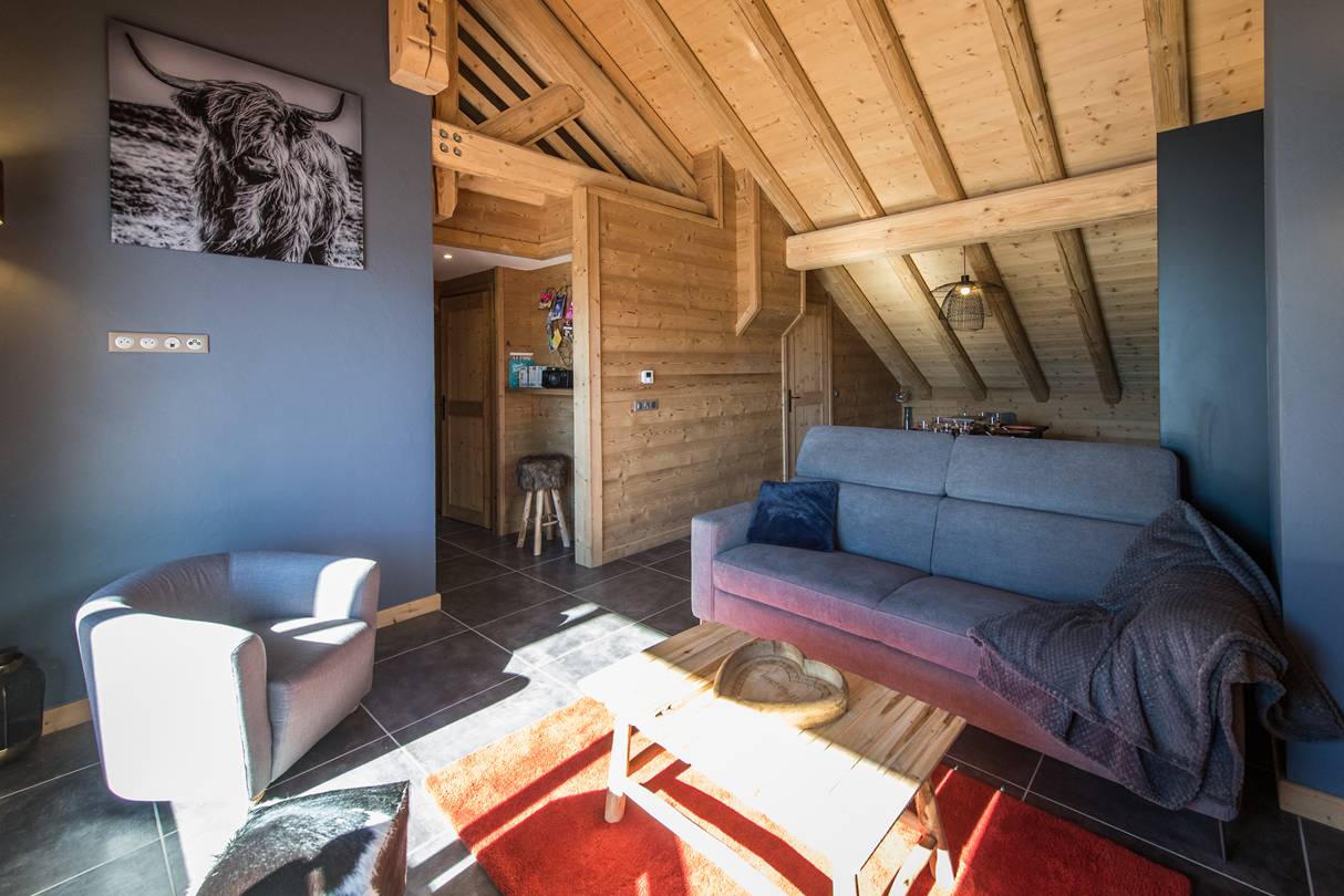 Appartement au dernier étage sur les pistes