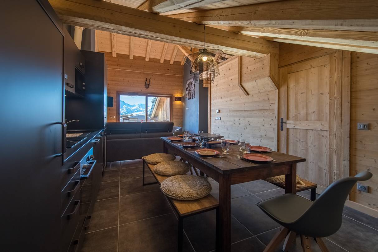 Appartement au dernier étage sur les pistes