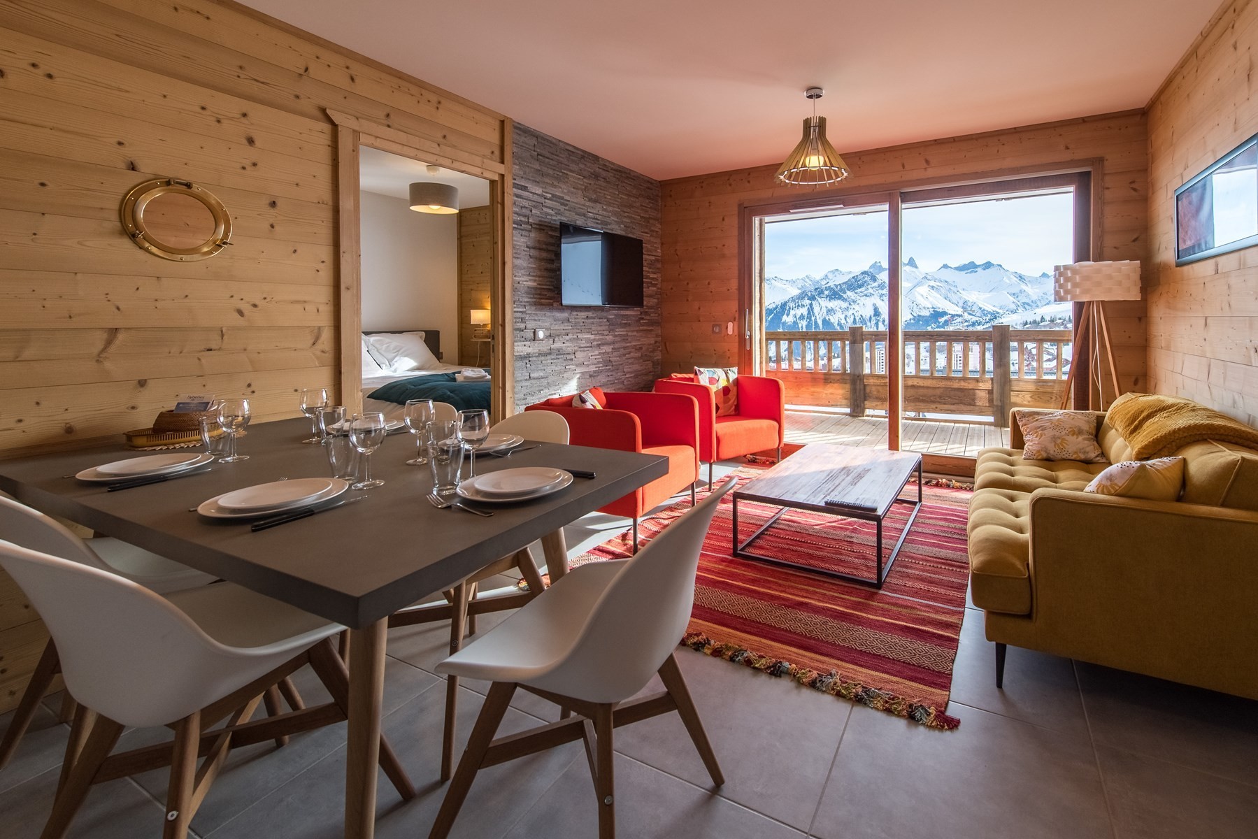 Appartement dans résidence neuve sur les pistes